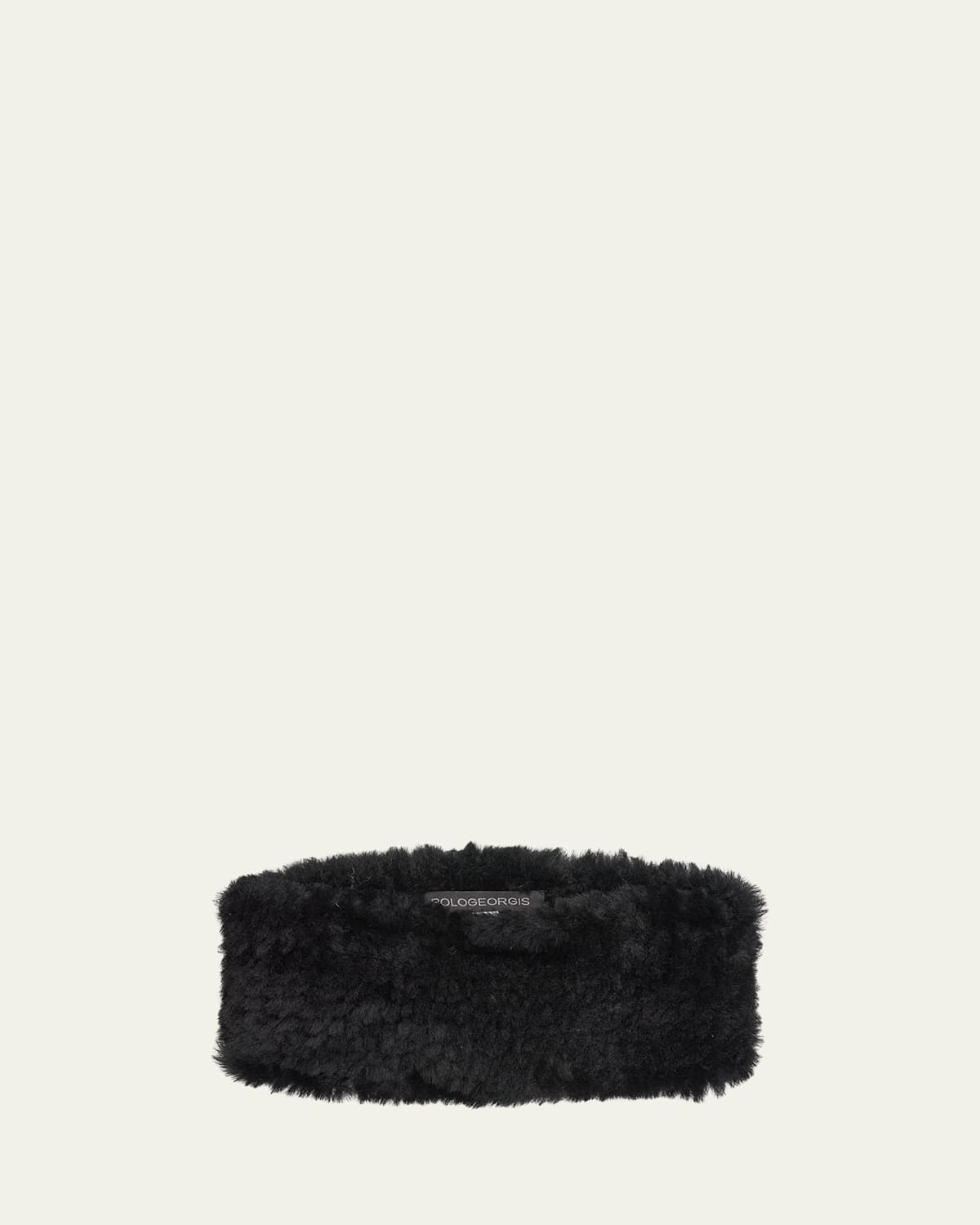 Knitted Dyed Shearling Headband
