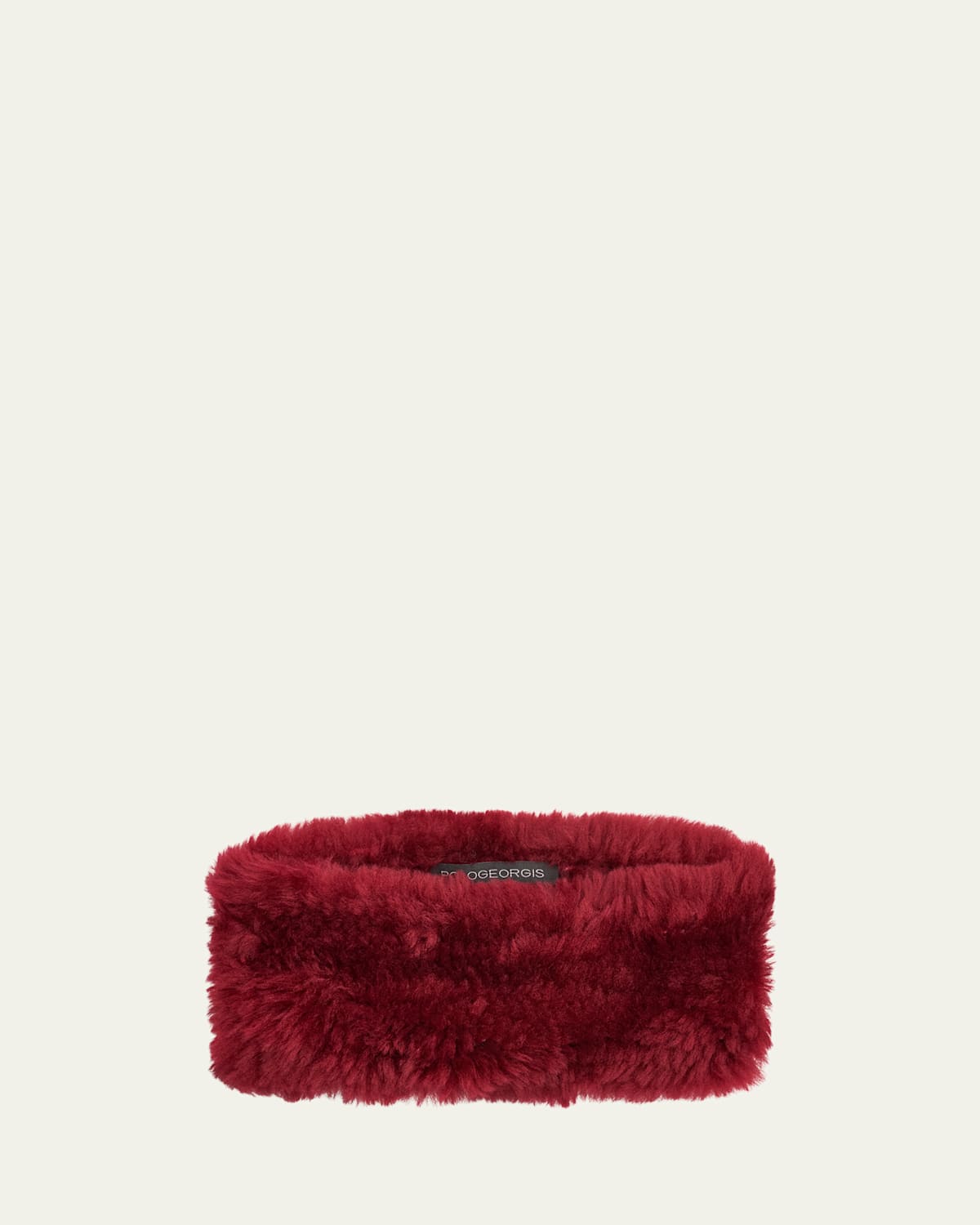 Knitted Dyed Shearling Headband