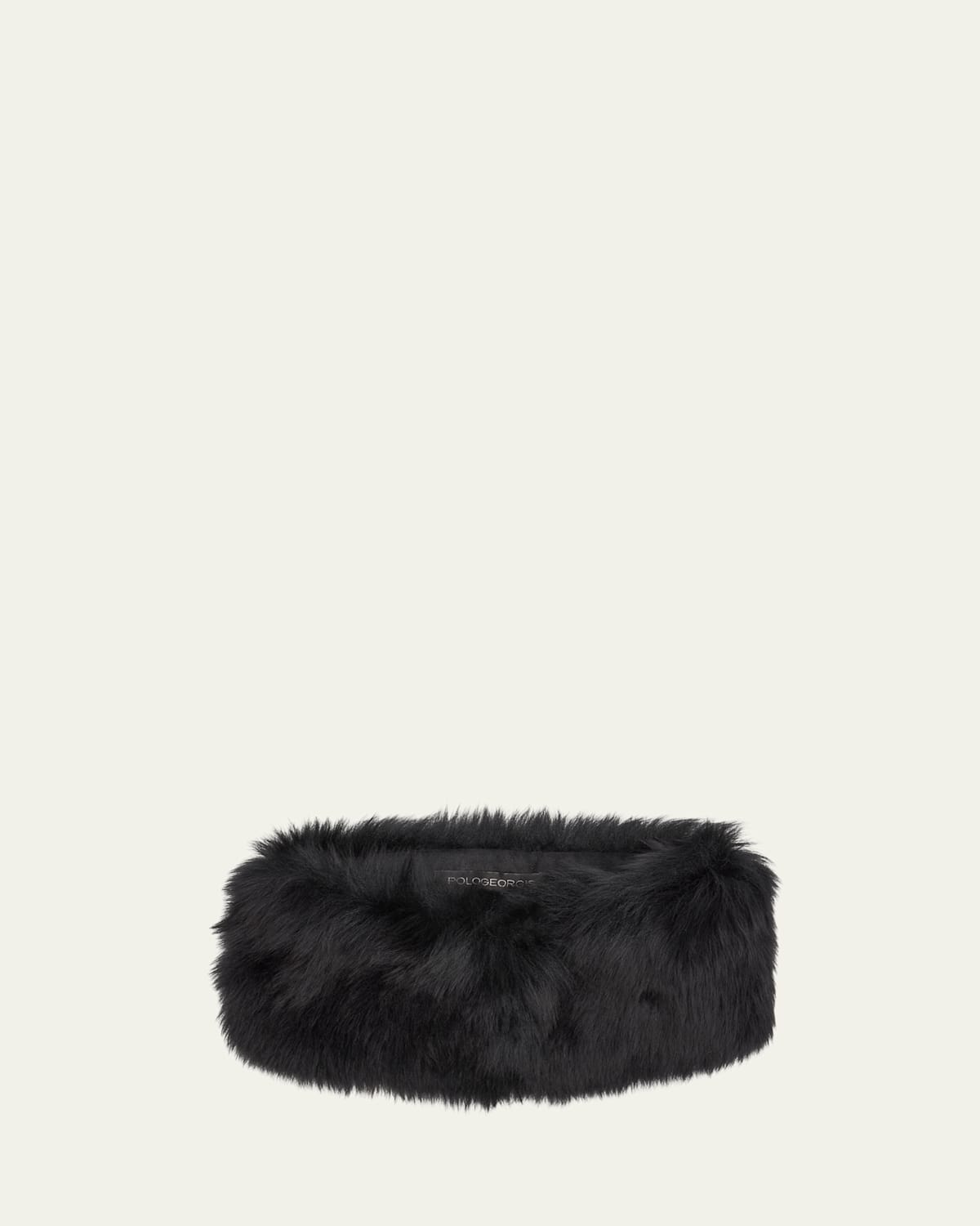 Dyed Shearling Cashmere Blend Headband