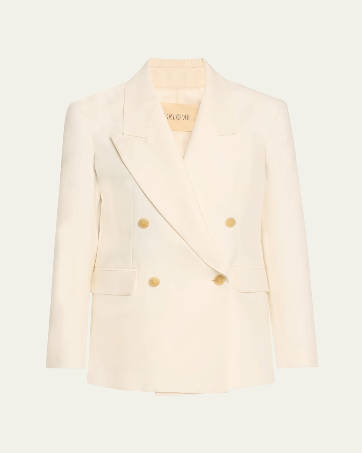 Antonella Double-Breasted Peak Lapel Blazer