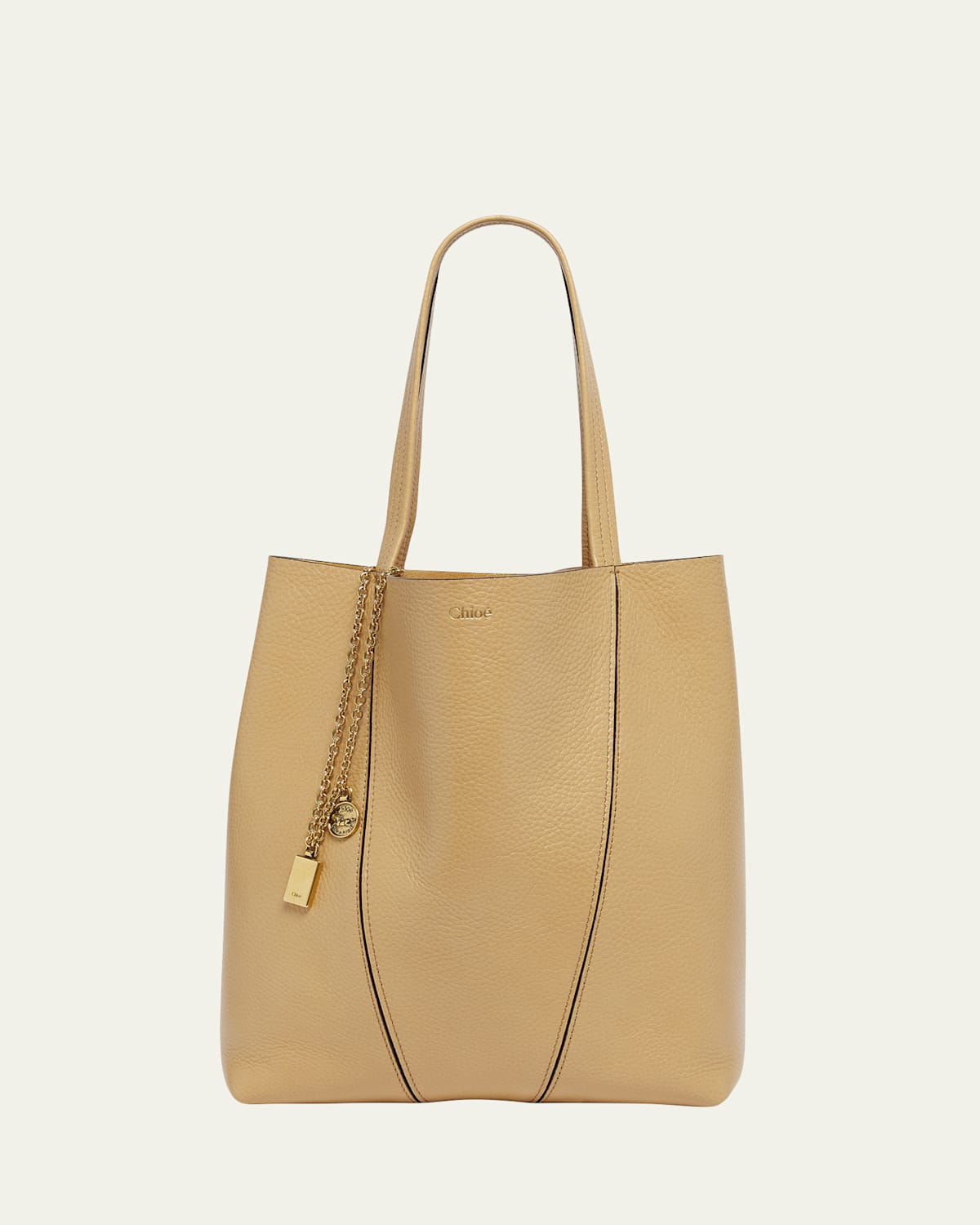 Spin Medium Tote Bag in Leather