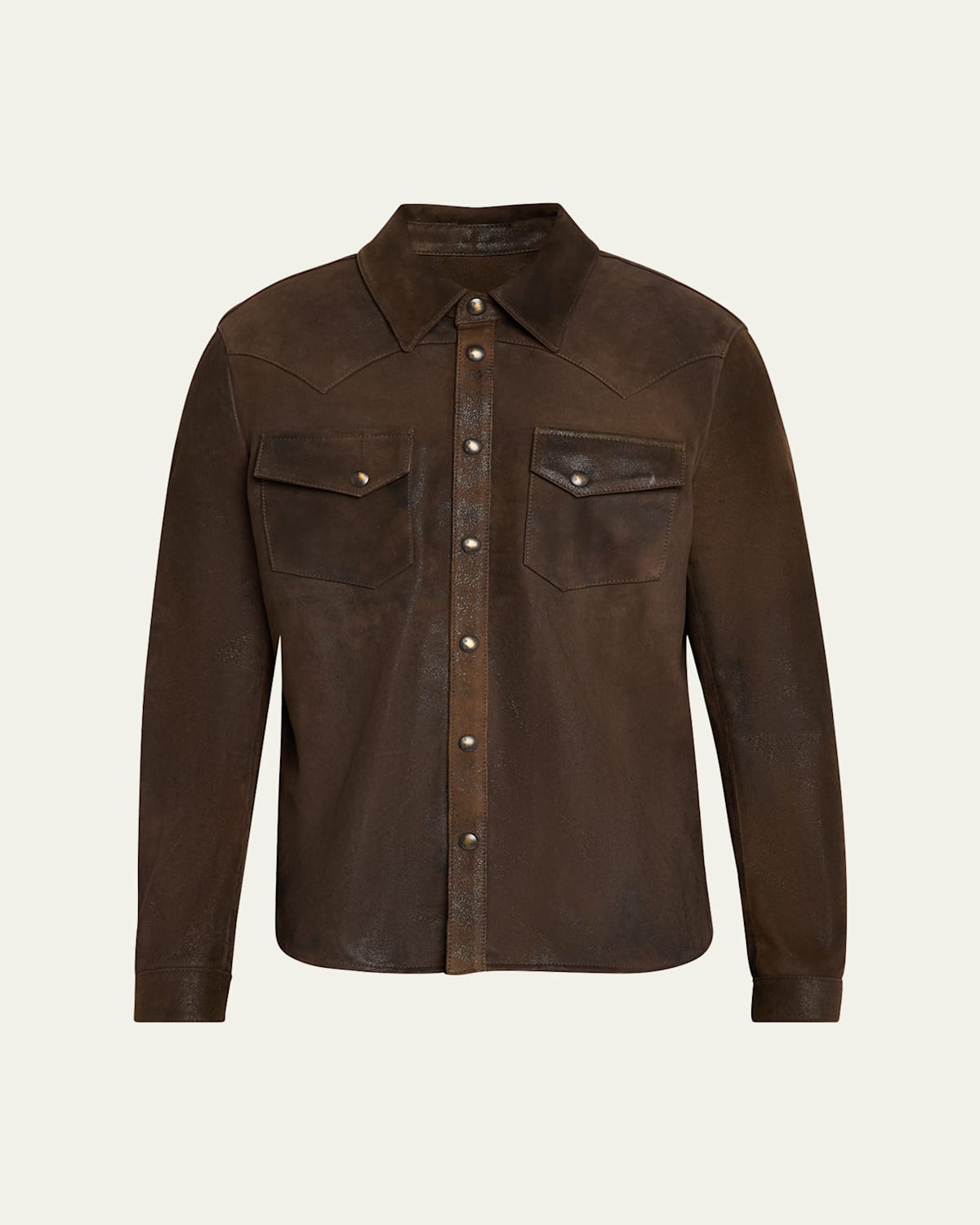 Men's Lowry Leather Overshirt