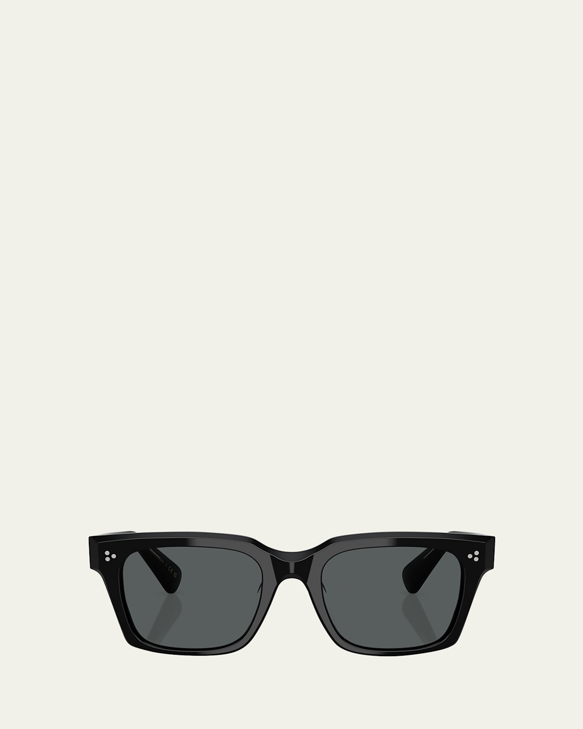 Oliver Peoples Men's Ov5564su Polarized Square Sunglasses In Black