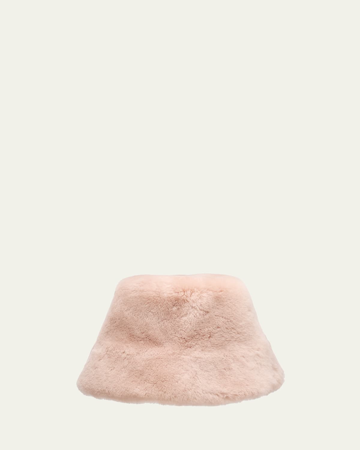 Dyed Merino Shearling Bucket Hat