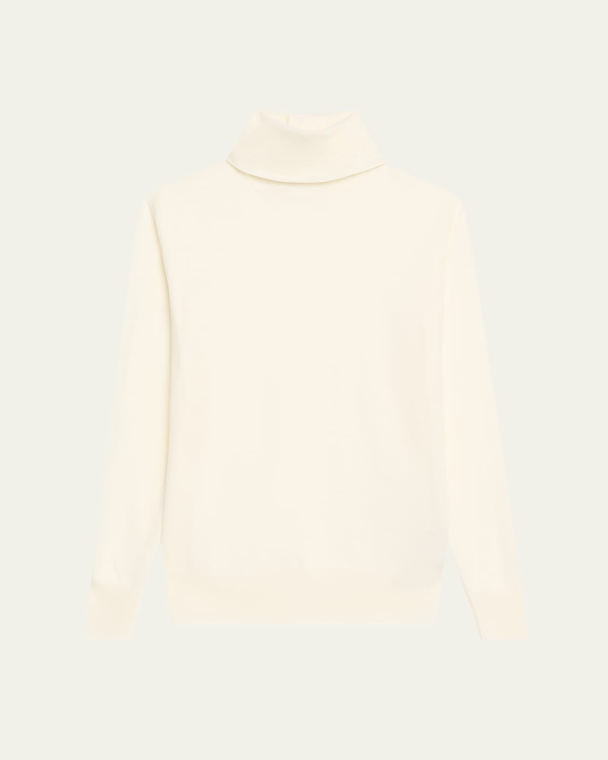 JIL SANDER TURTLENECK SUPERFINE MERINO WOOL LIGHTWEIGHT SWEATER 
