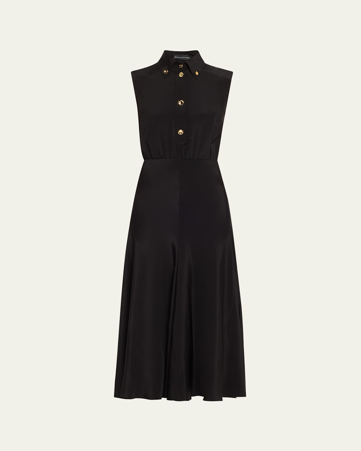 Sleeveless Button Down Shirtdress