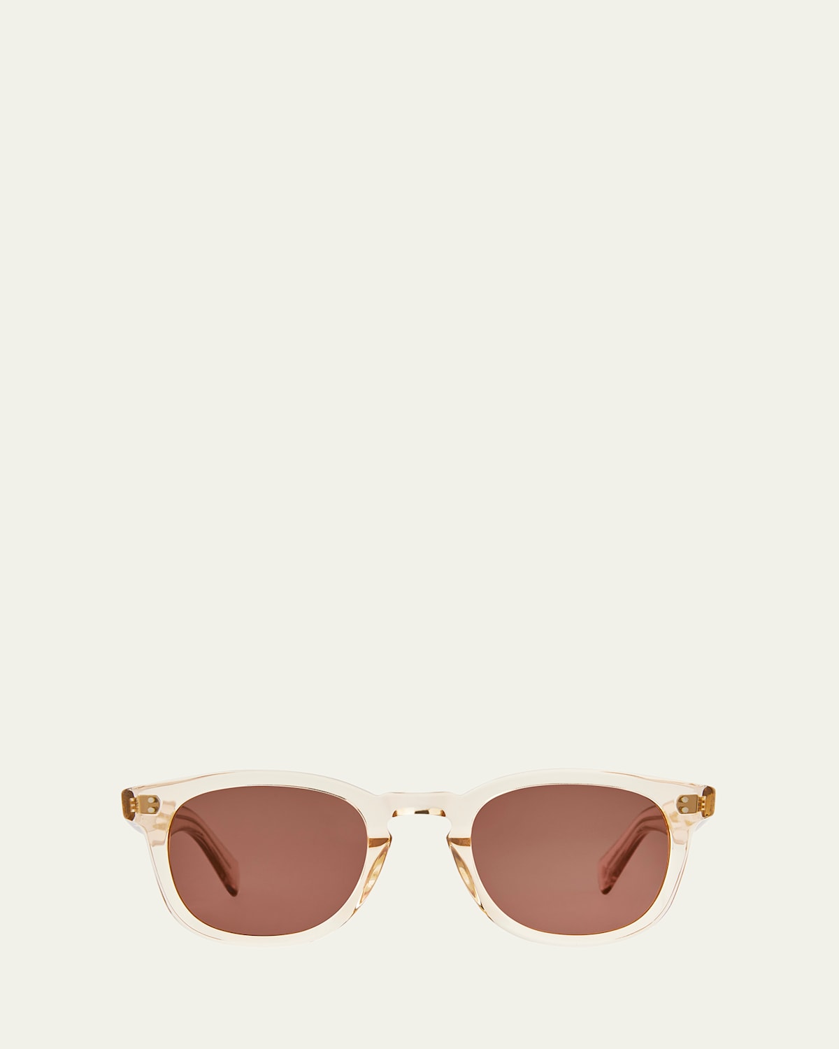 Men's Kinney II Round Transparent Sunglasses