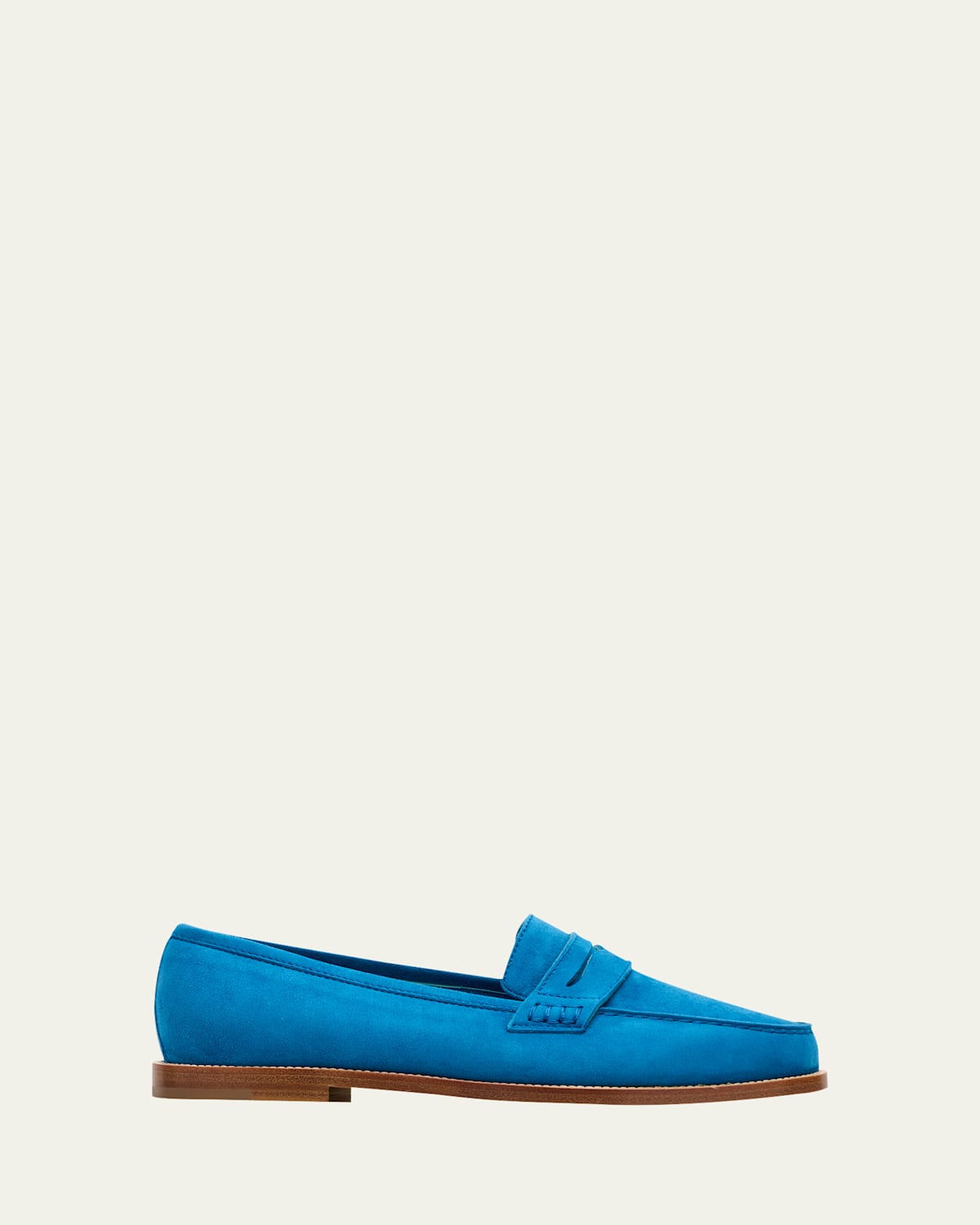 Perrita Classic Suede Penny Loafers