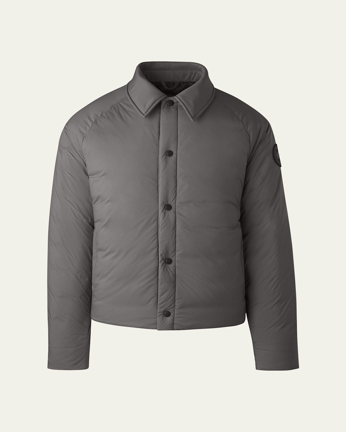 Canada Goose Men's Lodge Coach Jacket In Coastal Grey