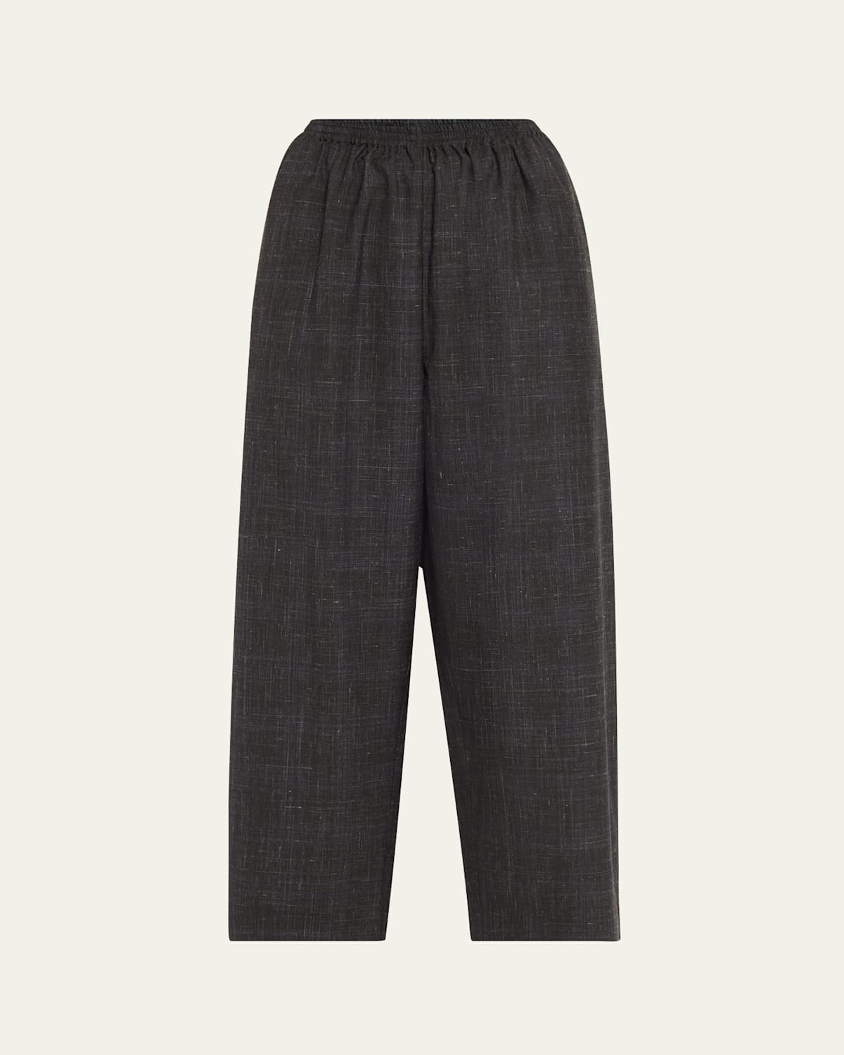 Eskandar Japanese Trousers In Charcoal