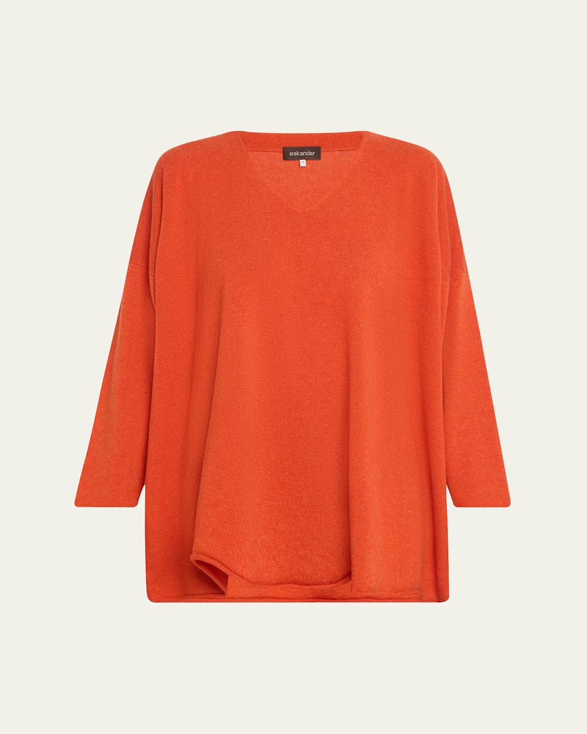 A-Line V Neck Sweater (Long Length)