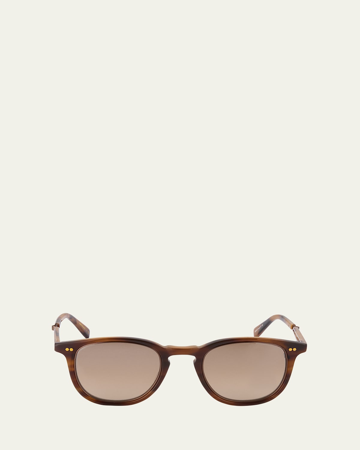 Men's Coopers Acetate and Metal Square Sunglasses