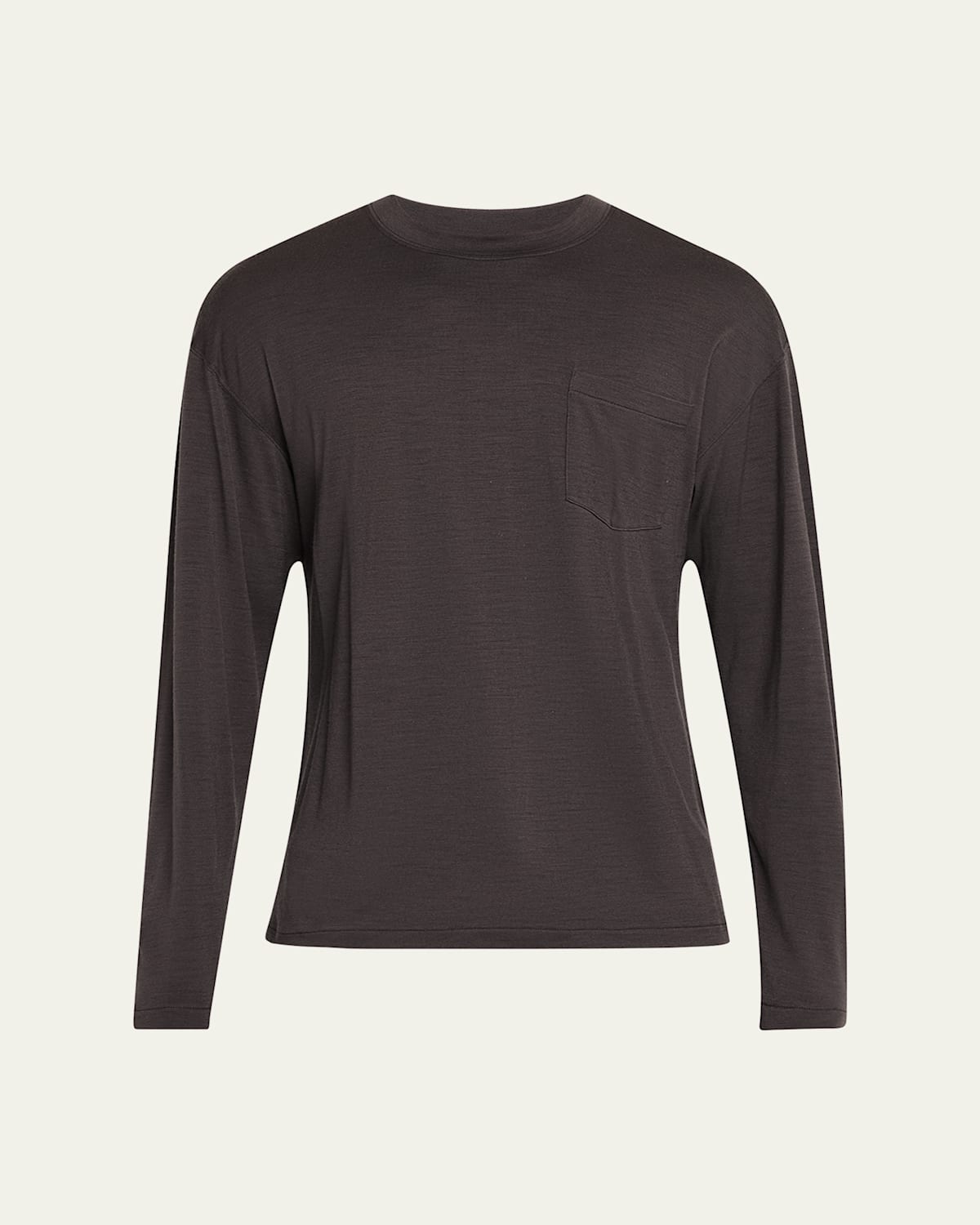Frame Men's Lightweight Wool T-shirt In Taupe