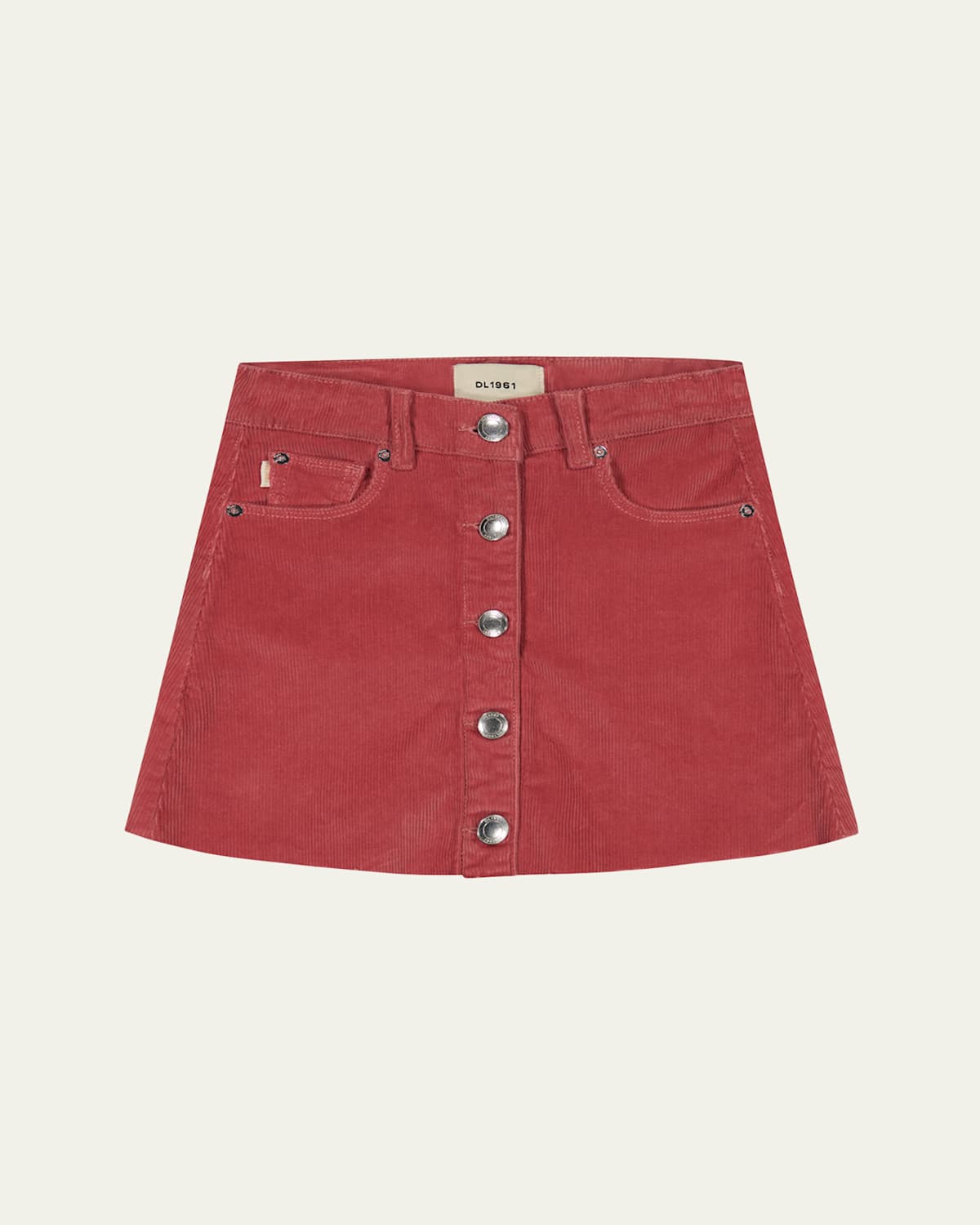Shop Dl1961 Girl's Jenny Corduroy Mini Skirt In Deep Blush Corduroy