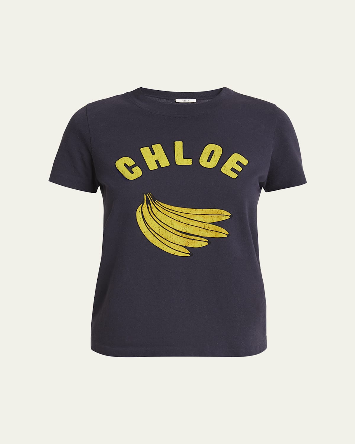 Shop Chloé Logo Graphic T-shirt In Twilight Blue