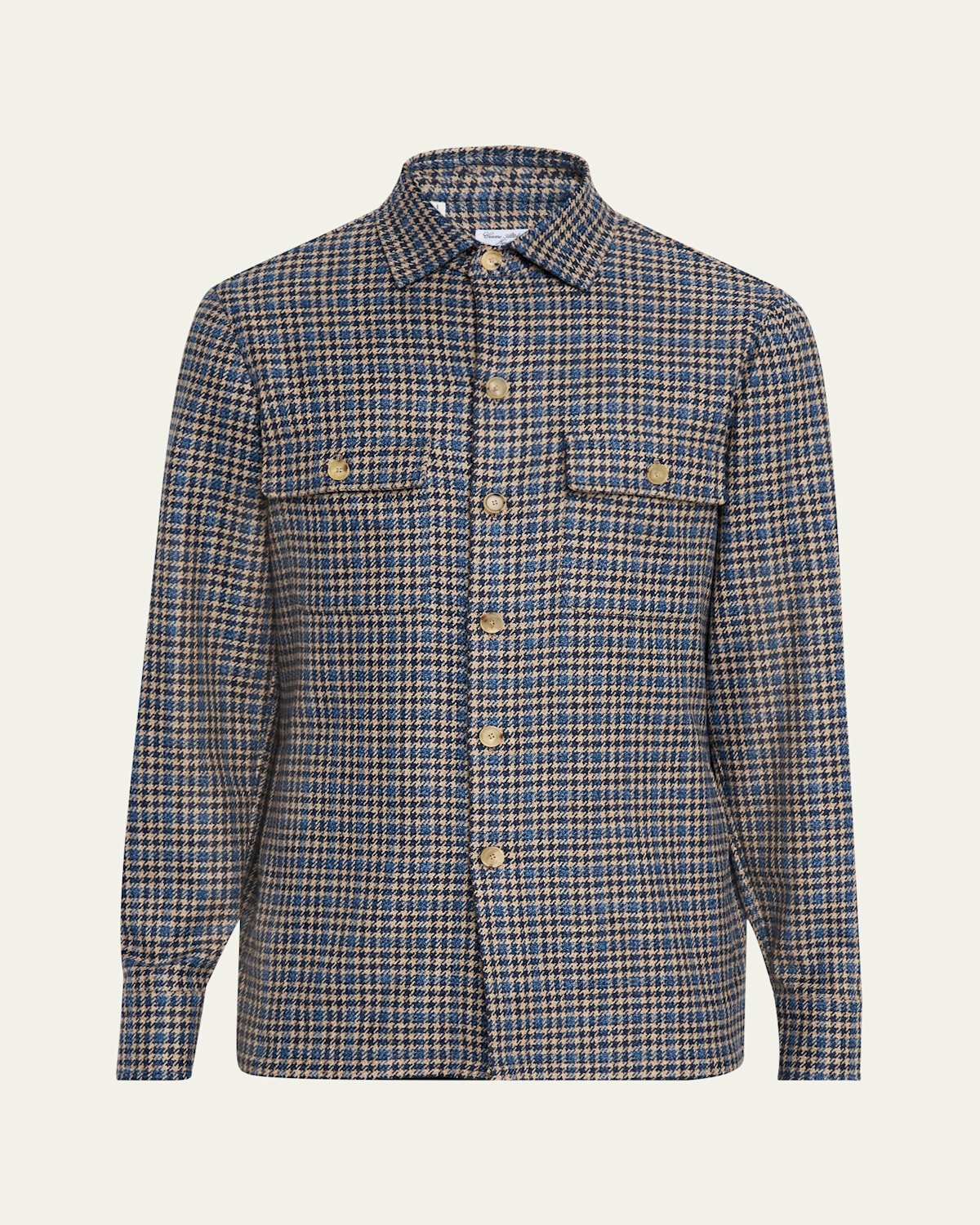 Men's Plaid Cashmere Jacket
