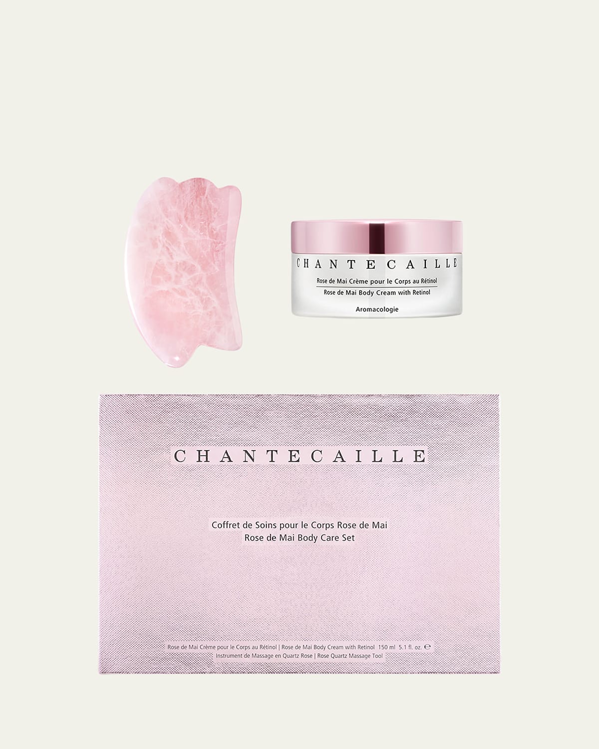 Chantecaille Limited Edition Rose de Mai Body Care Set
