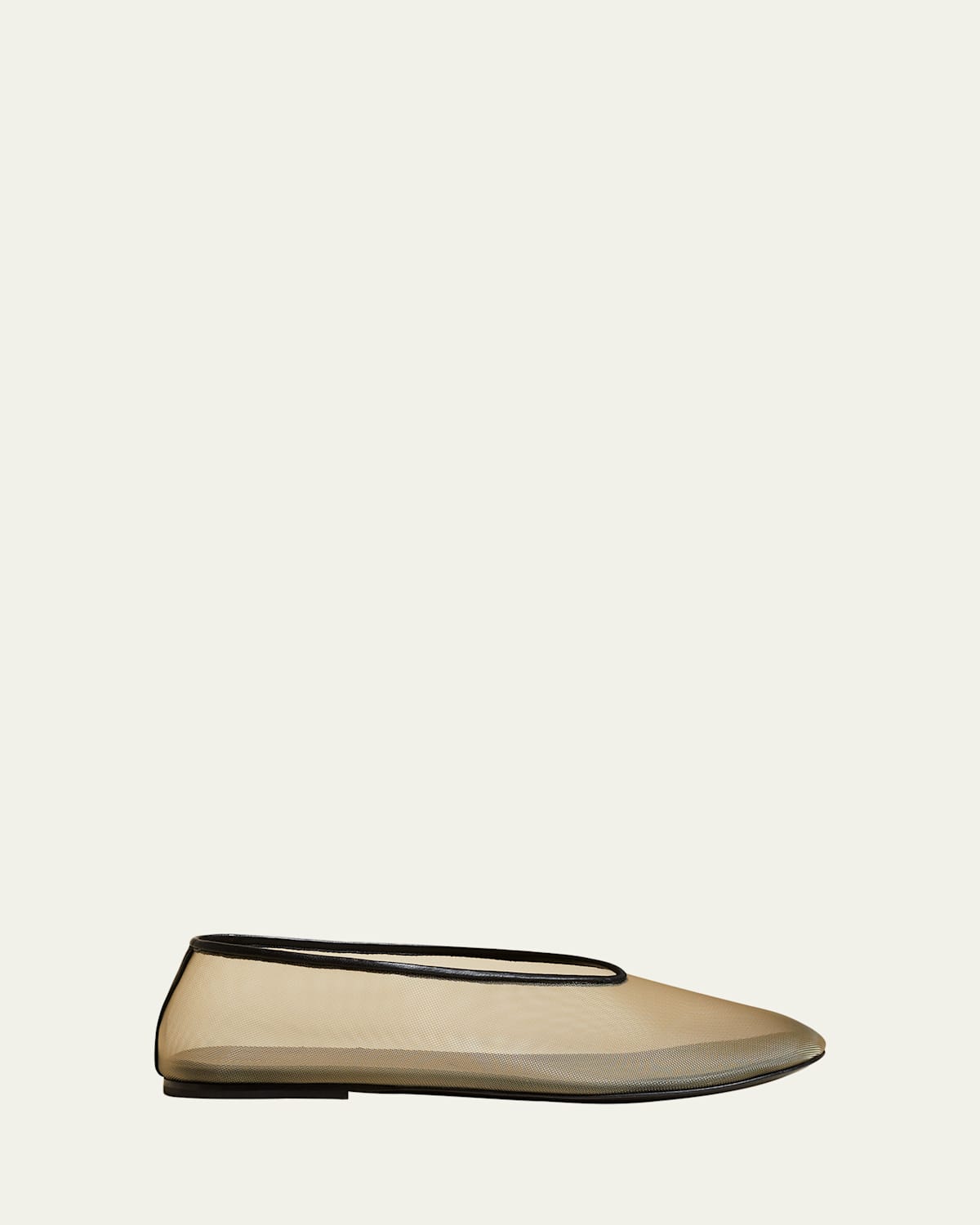 Khaite Womens Mercy Leather-trim Mesh Pumps Beige Comb In Black  Nude