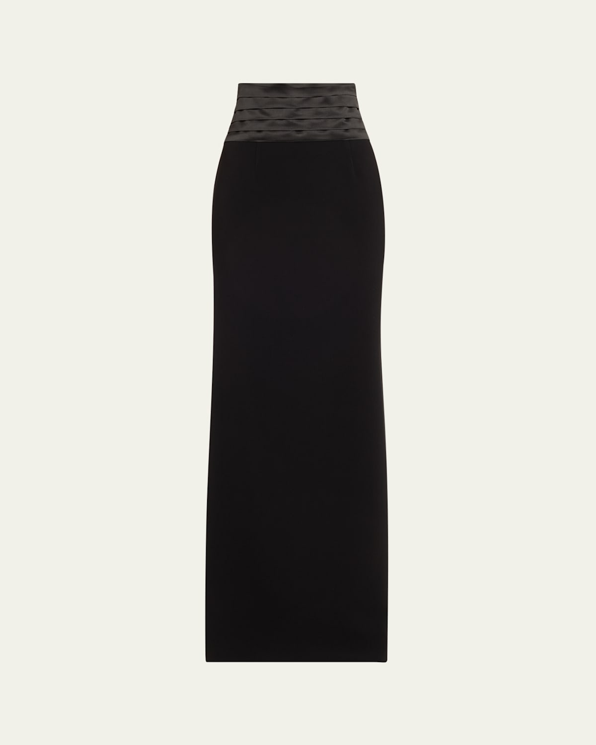 Long Cummberbund Evening Skirt