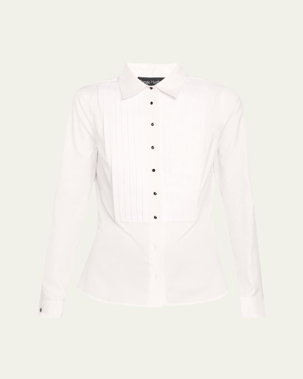 Pleated Bib Tuxedo Shirt