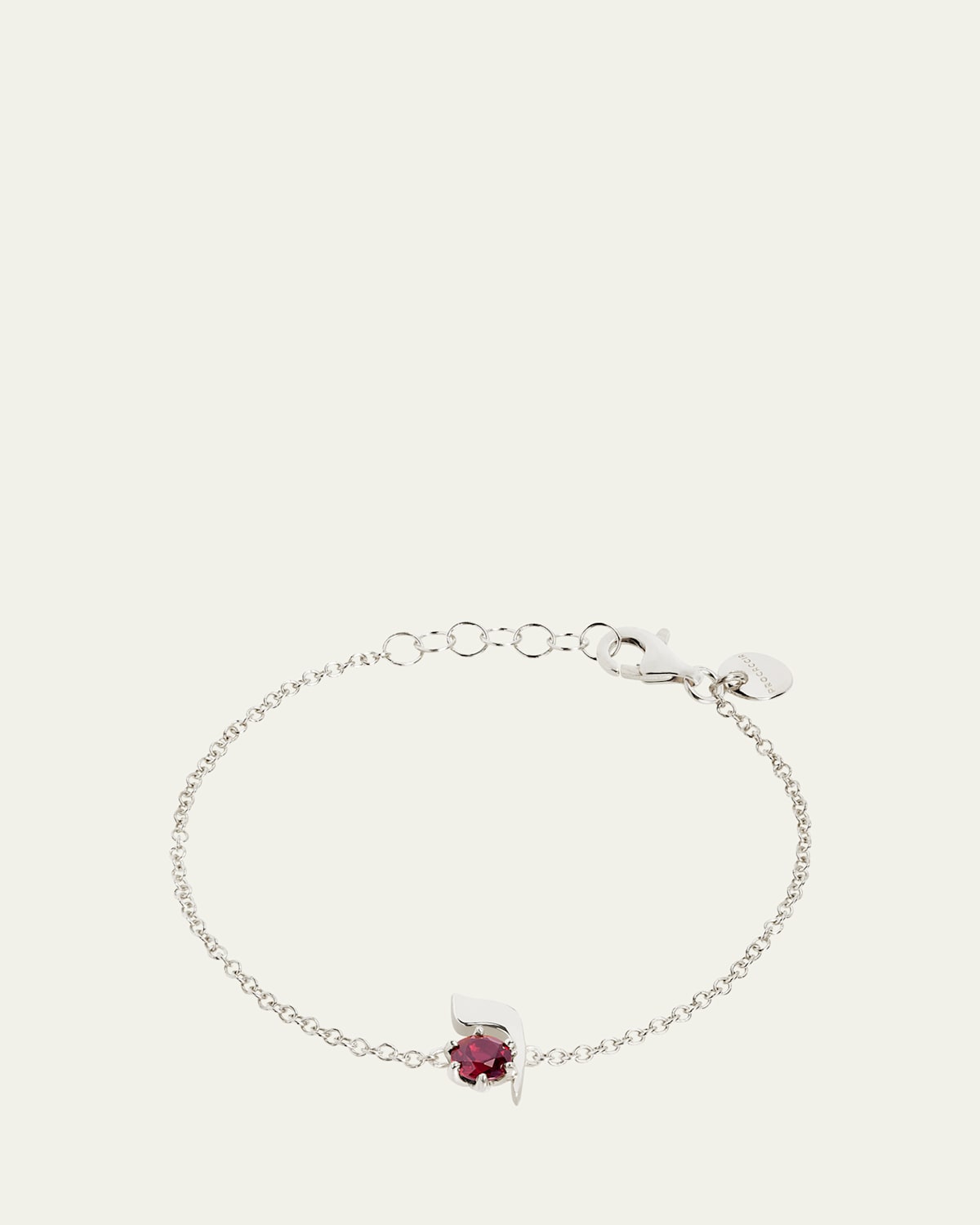 18K Gold Hebrew VAV Initial Bracelet