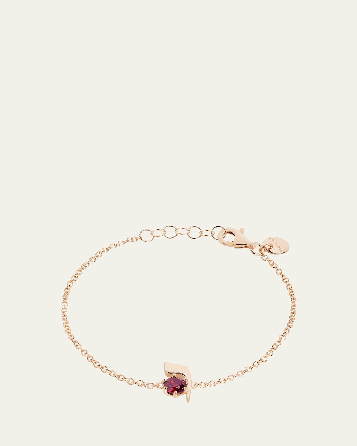 18K Gold Hebrew VAV Initial Bracelet