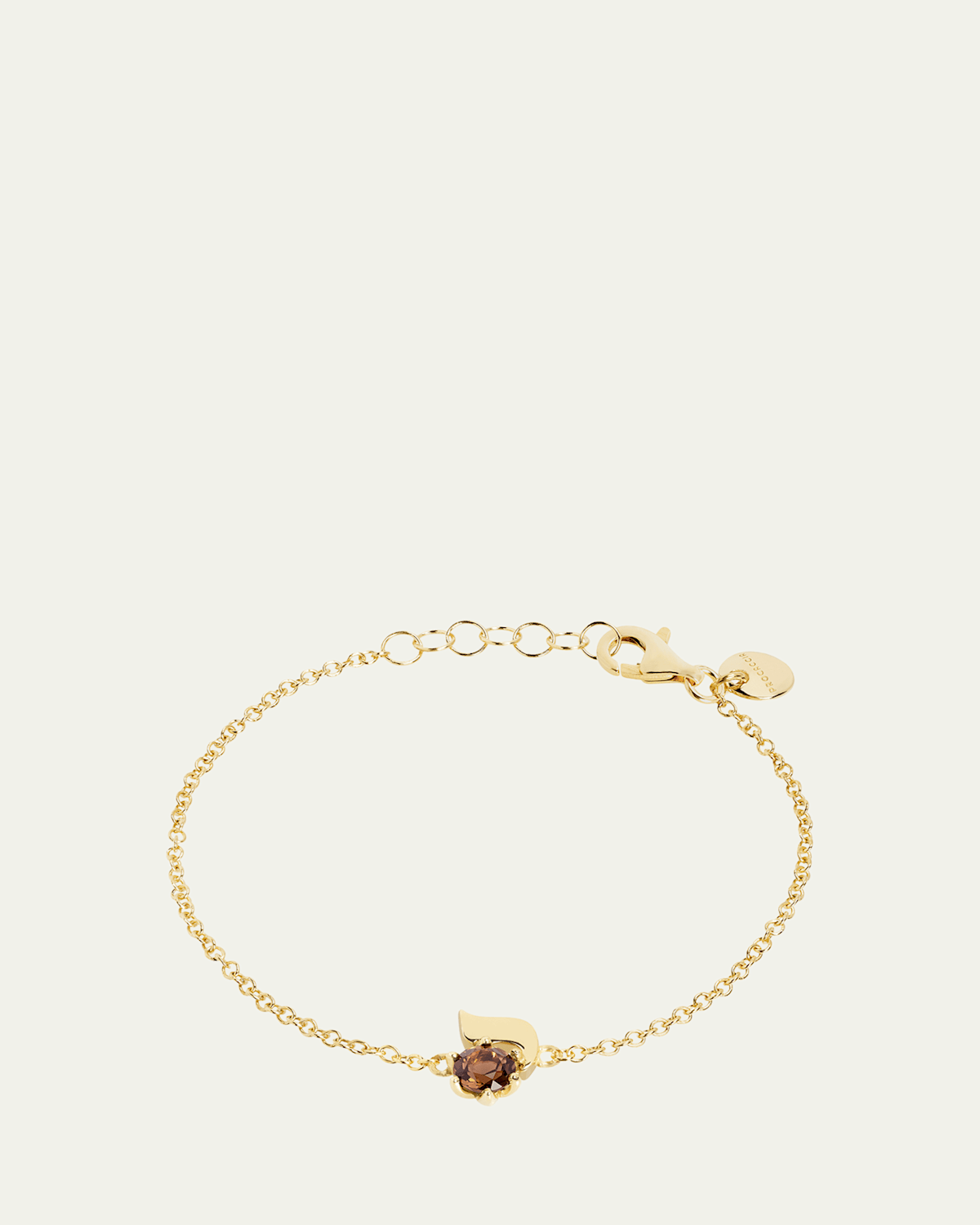 18K Gold Hebrew YOD Initial Bracelet