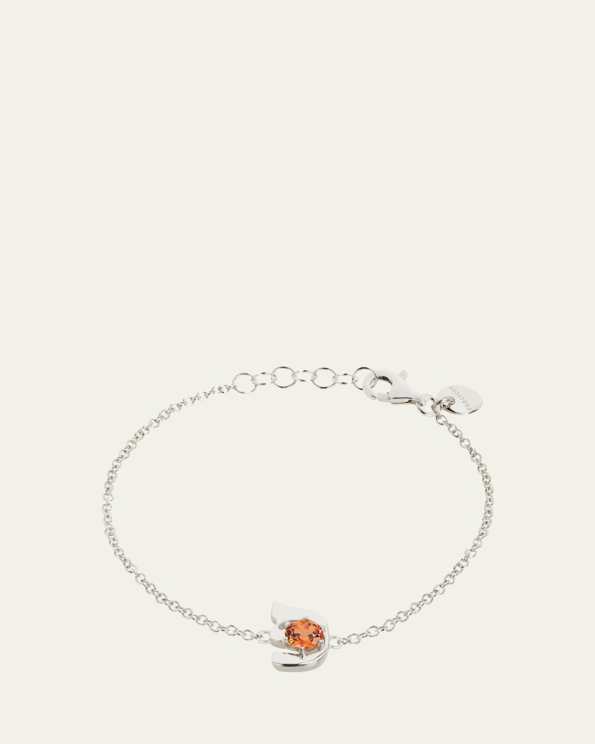 18K Gold Hebrew PEH Initial Bracelet