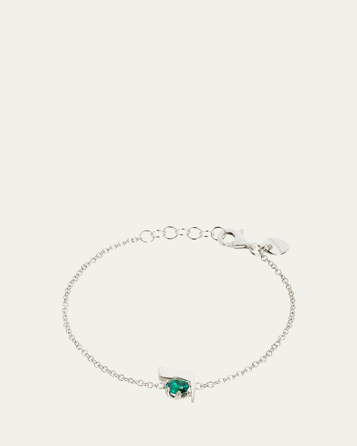 18K Gold Hebrew RESH Initial Bracelet
