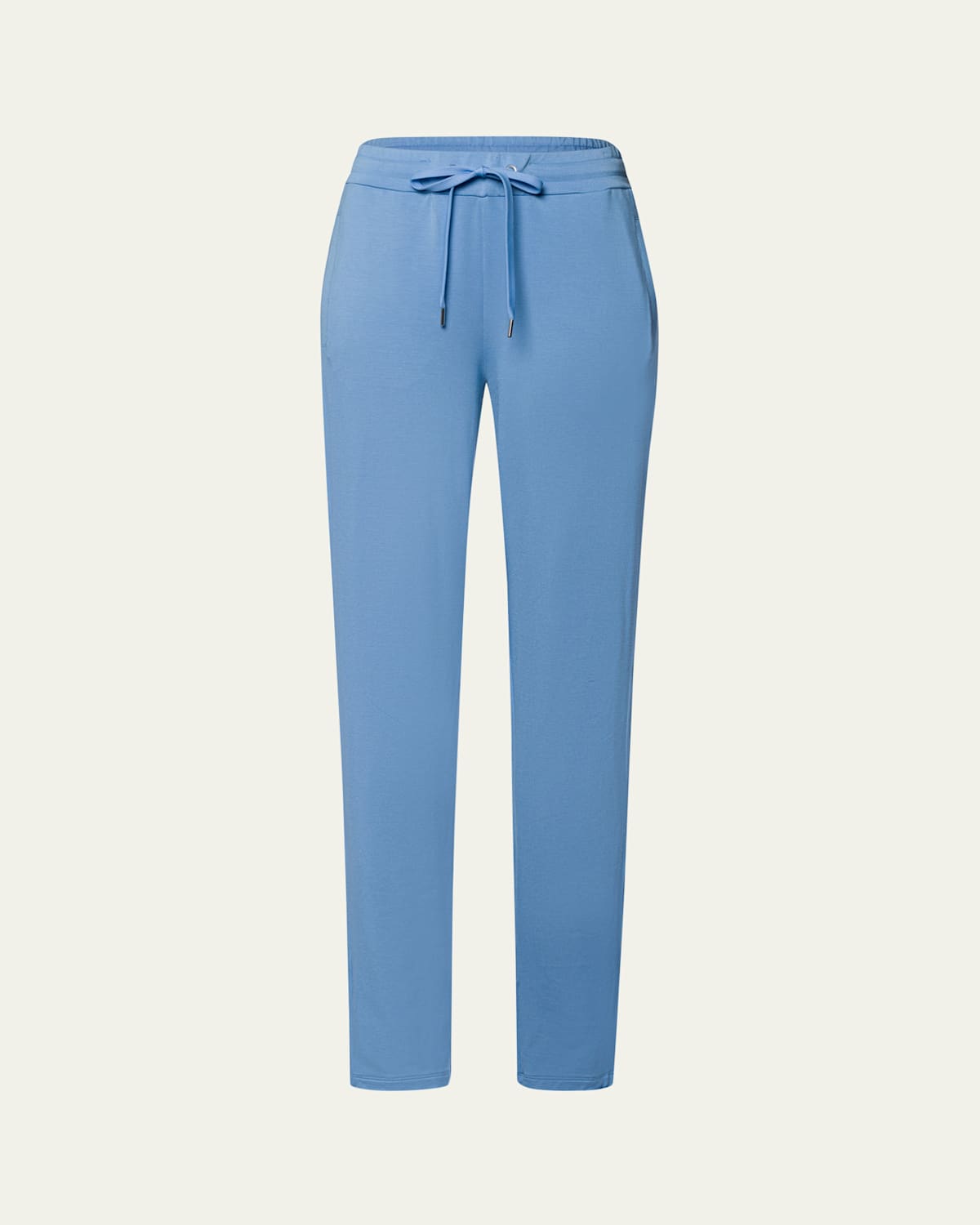 Hanro Balance Tapered Stretch Pants In Bay Blue