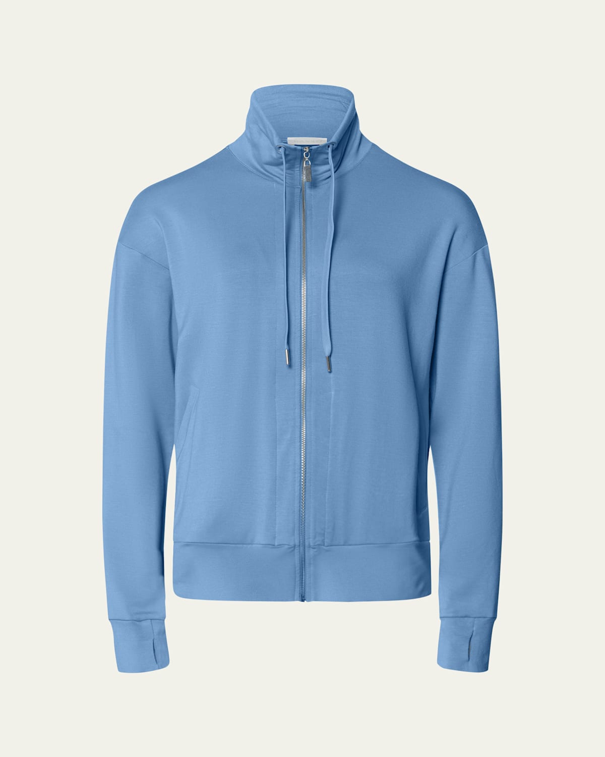 HANRO BALANCE ZIP-FRONT FRENCH TERRY JACKET 
