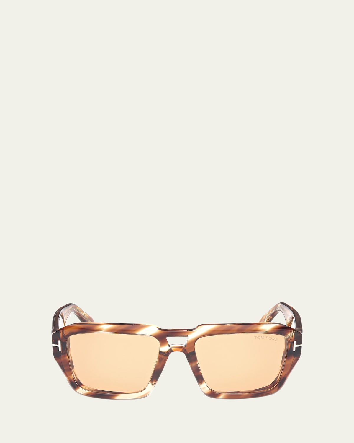 Tom Ford Men's Ft1202m Acetate Rectangle Sunglasses
