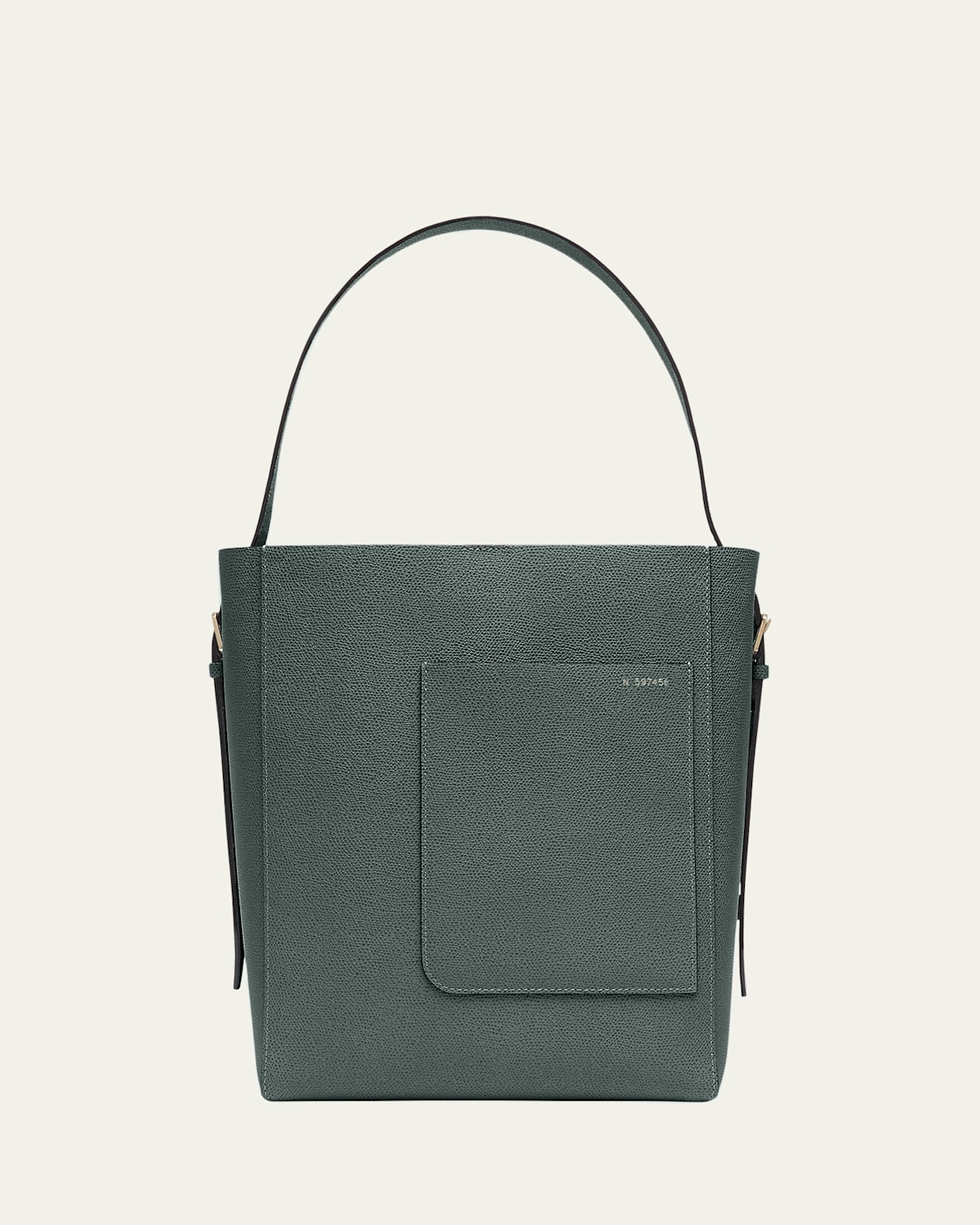 Secchiello Medium Leather Bucket Bag