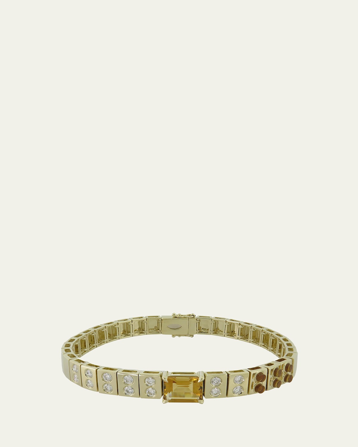Leggo ID Citrine and Diamond Tennis Bracelet