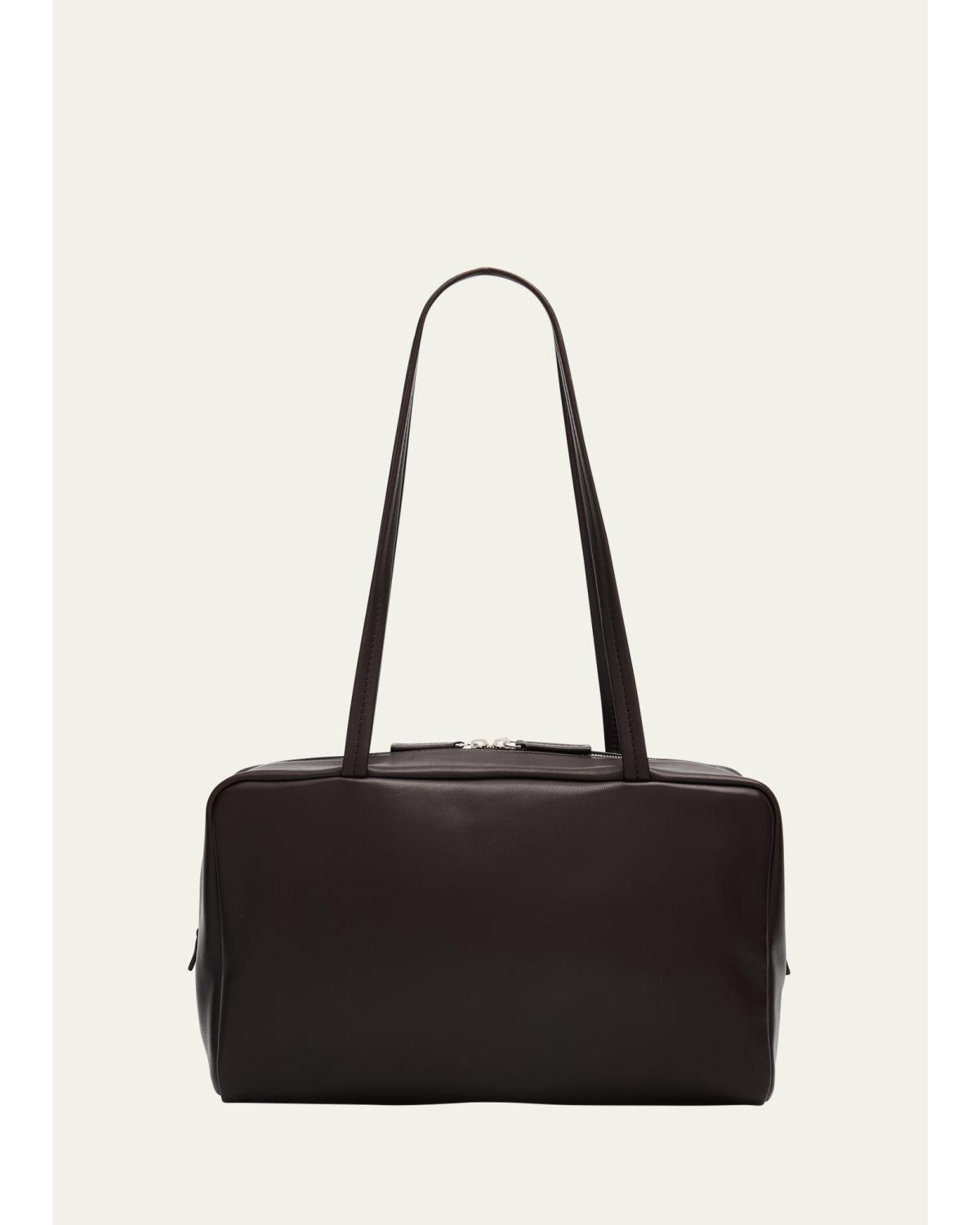 Astra Bowling Shoulder Bag in Nappa Leather