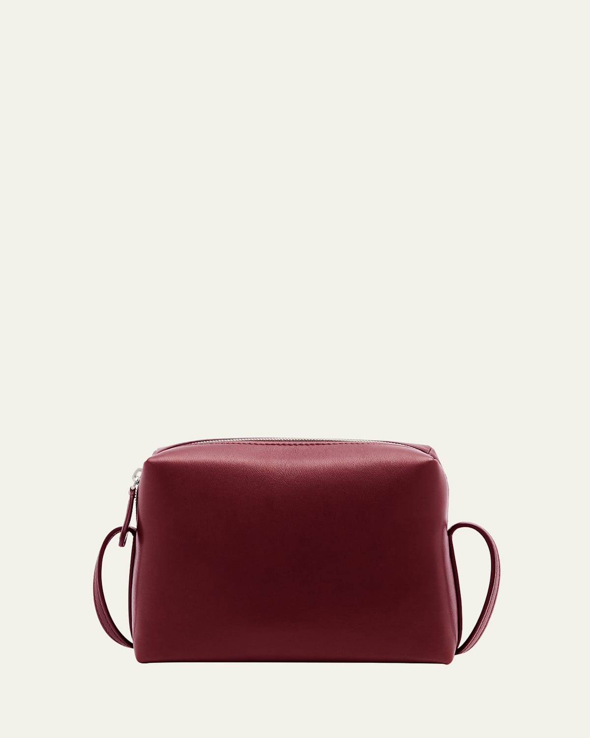 The Row Regent Crossbody Bag In Napa Leather In Barn Red
