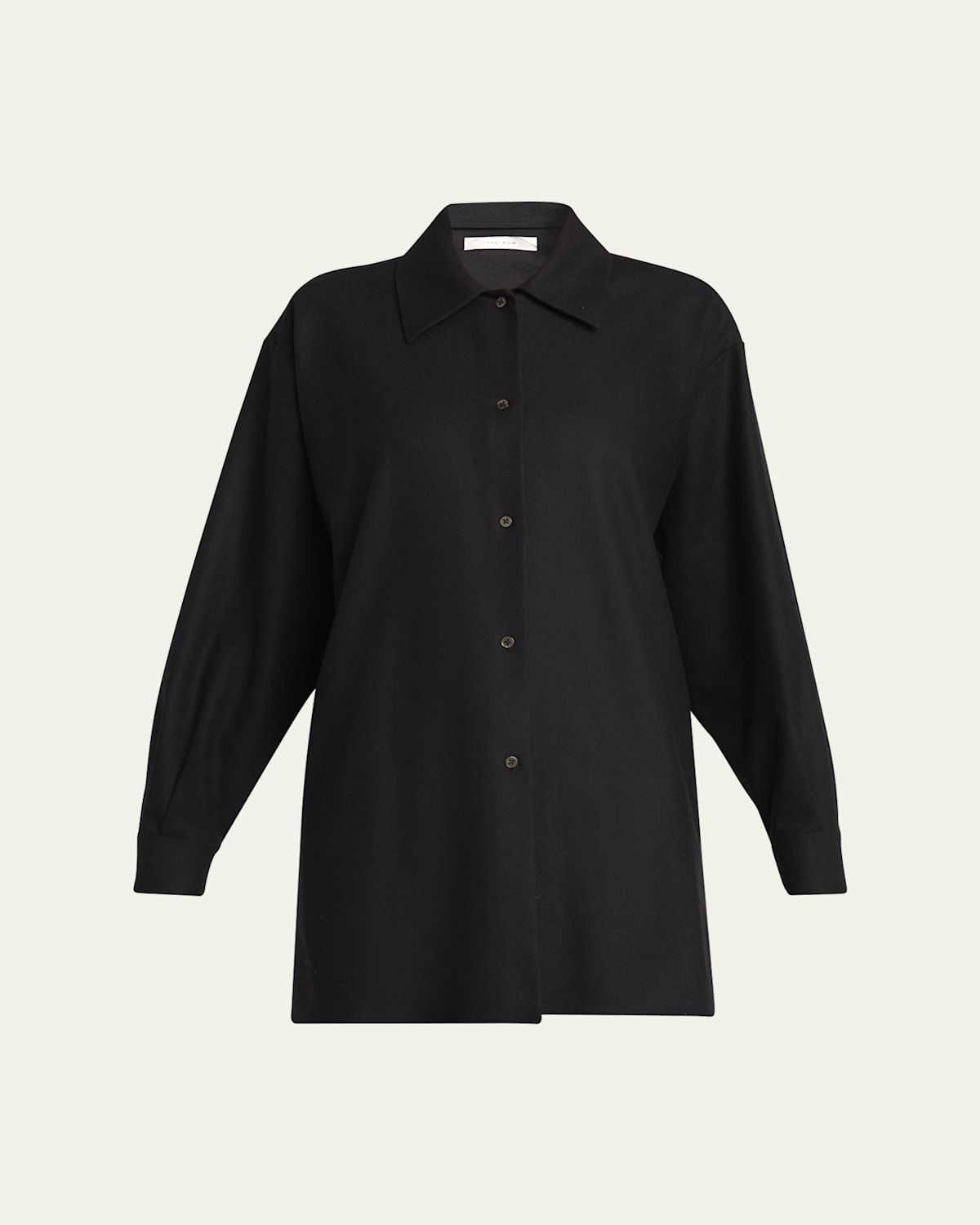 Komako Button Down Wool Cashmere Blouse