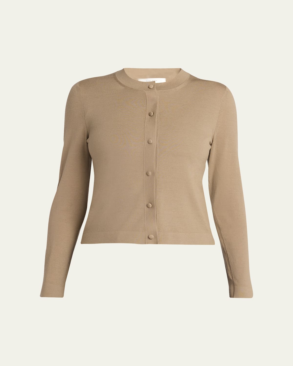 The Row Iyona Wool Cardigan In Camel