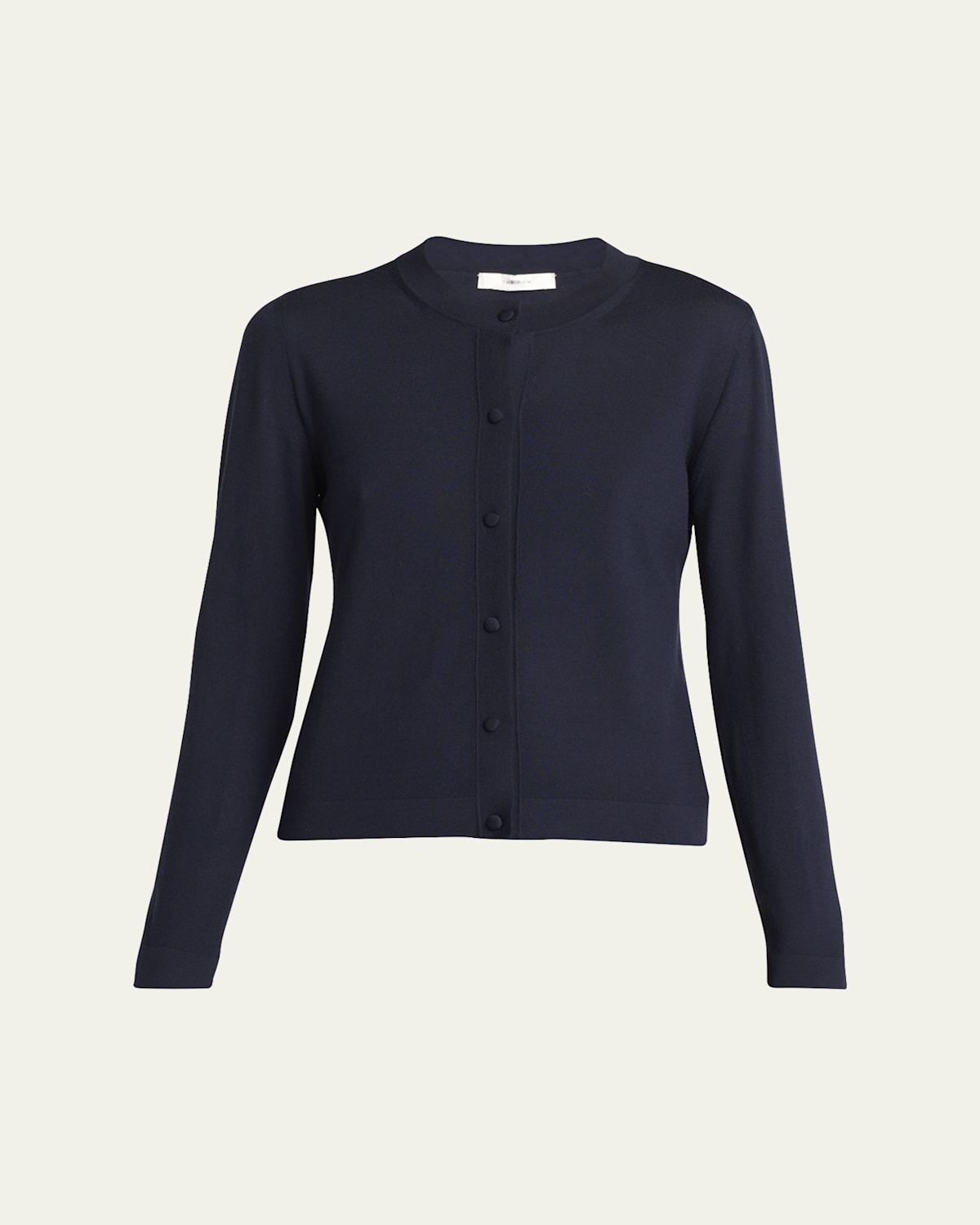 The Row Iyona Wool Cardigan In Navy