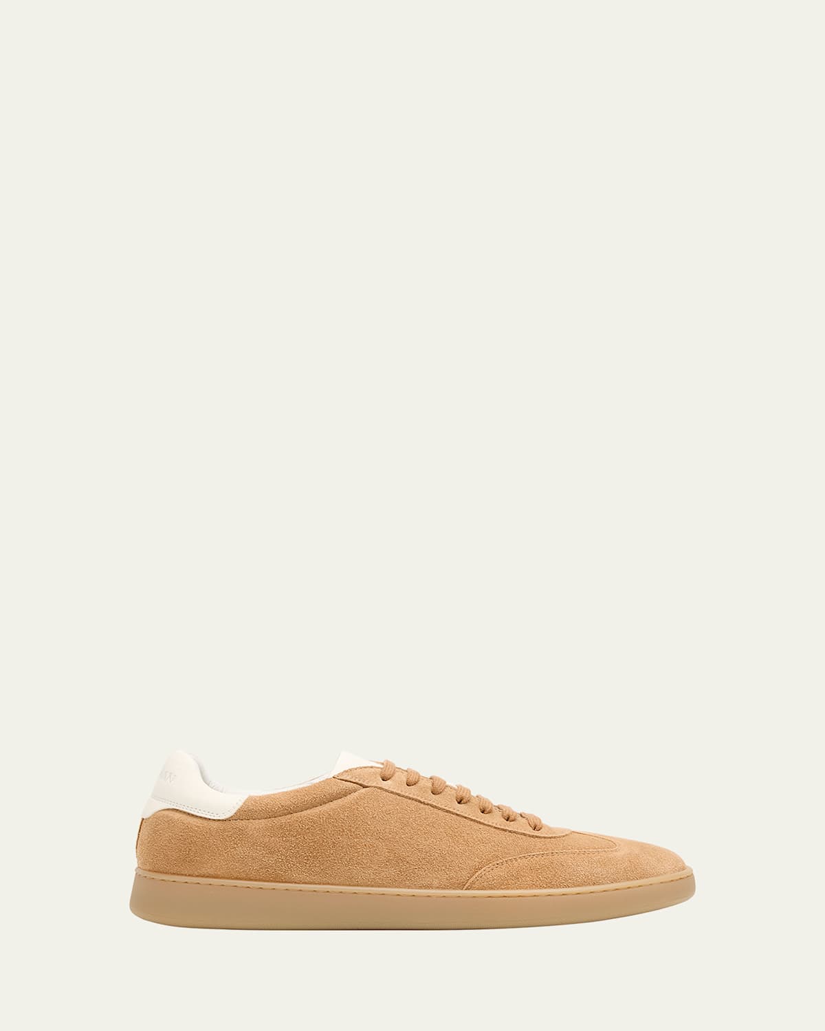 Men's Banner Suede Wingtip-Toe Low-Top Sneakers
