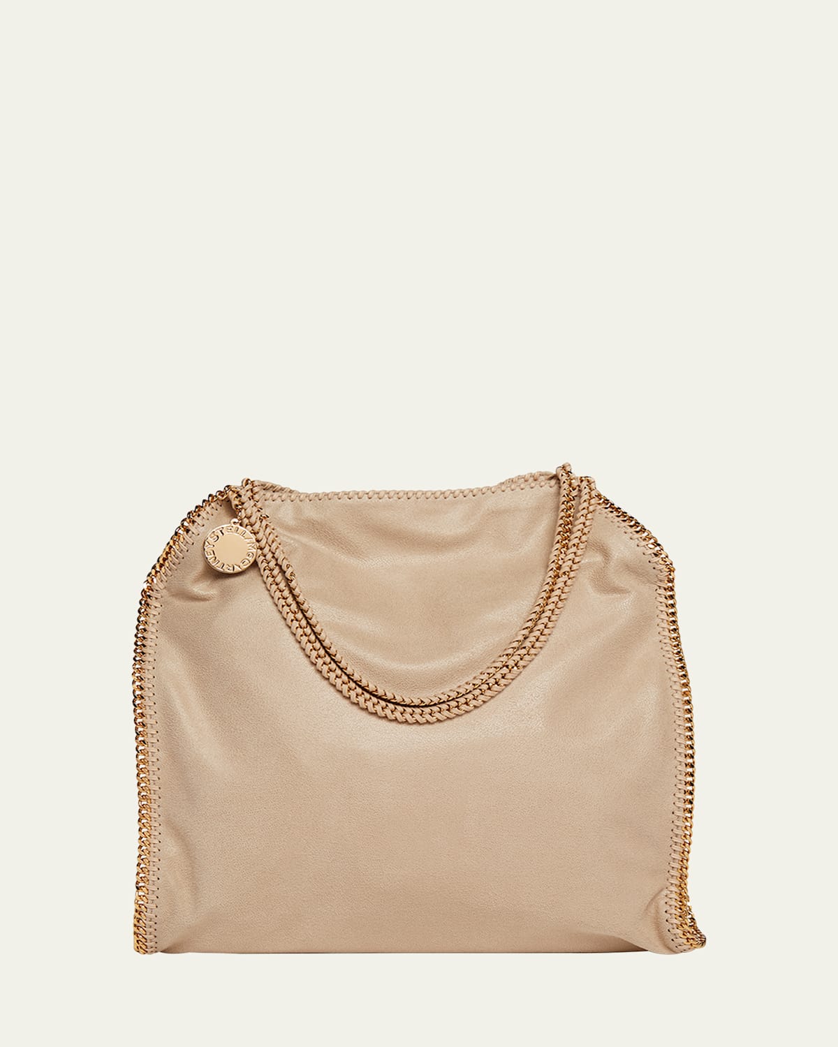 Stella Mccartney Falabella Shaggy Deer Tote Bag In Light Grey