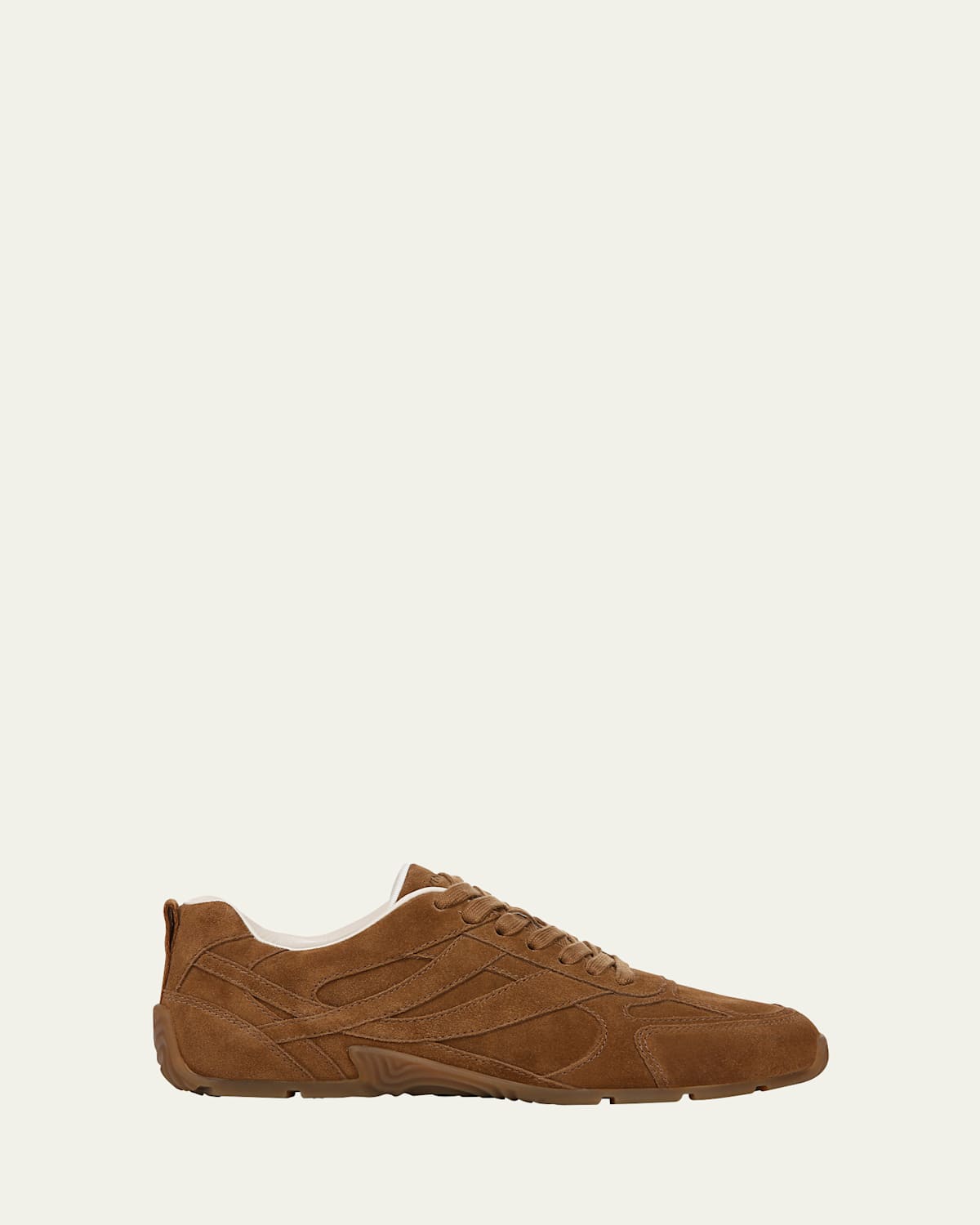 Vince Mojave Suede Retro Sneakers In Elmwood