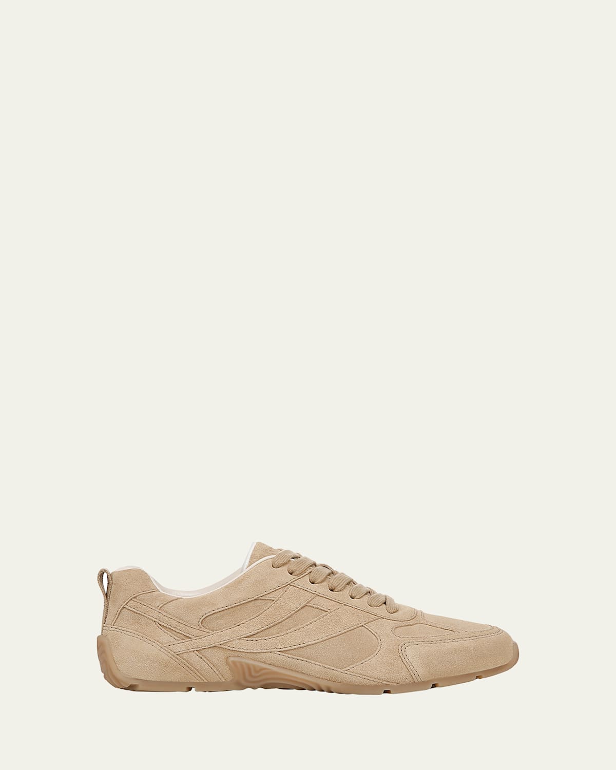 Vince Mojave Suede Retro Sneakers In Sand Trail Beige Suede