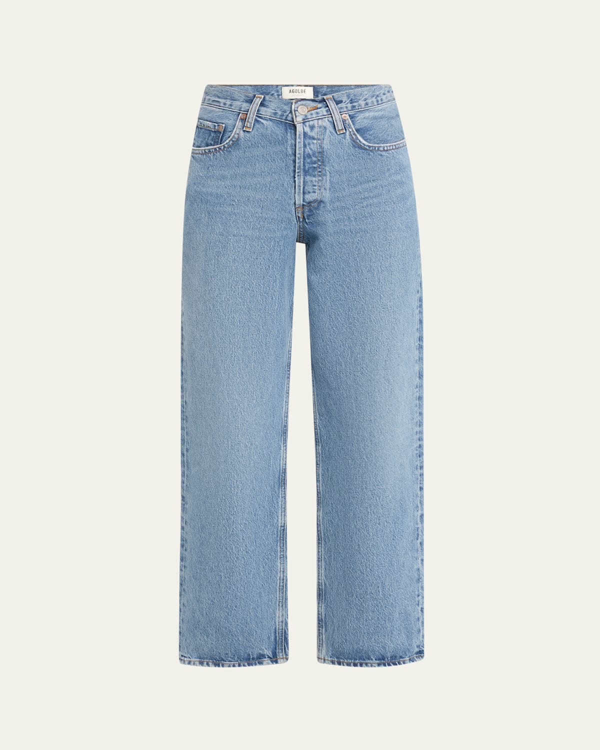 Agolde Baggy V-waist Jeans In Fairway