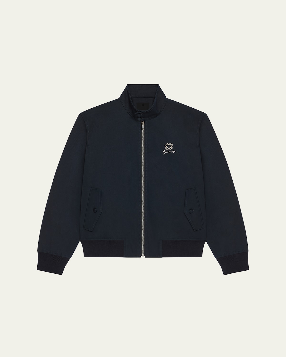 Givenchy Men's 4g Harrington Jacket In Blue