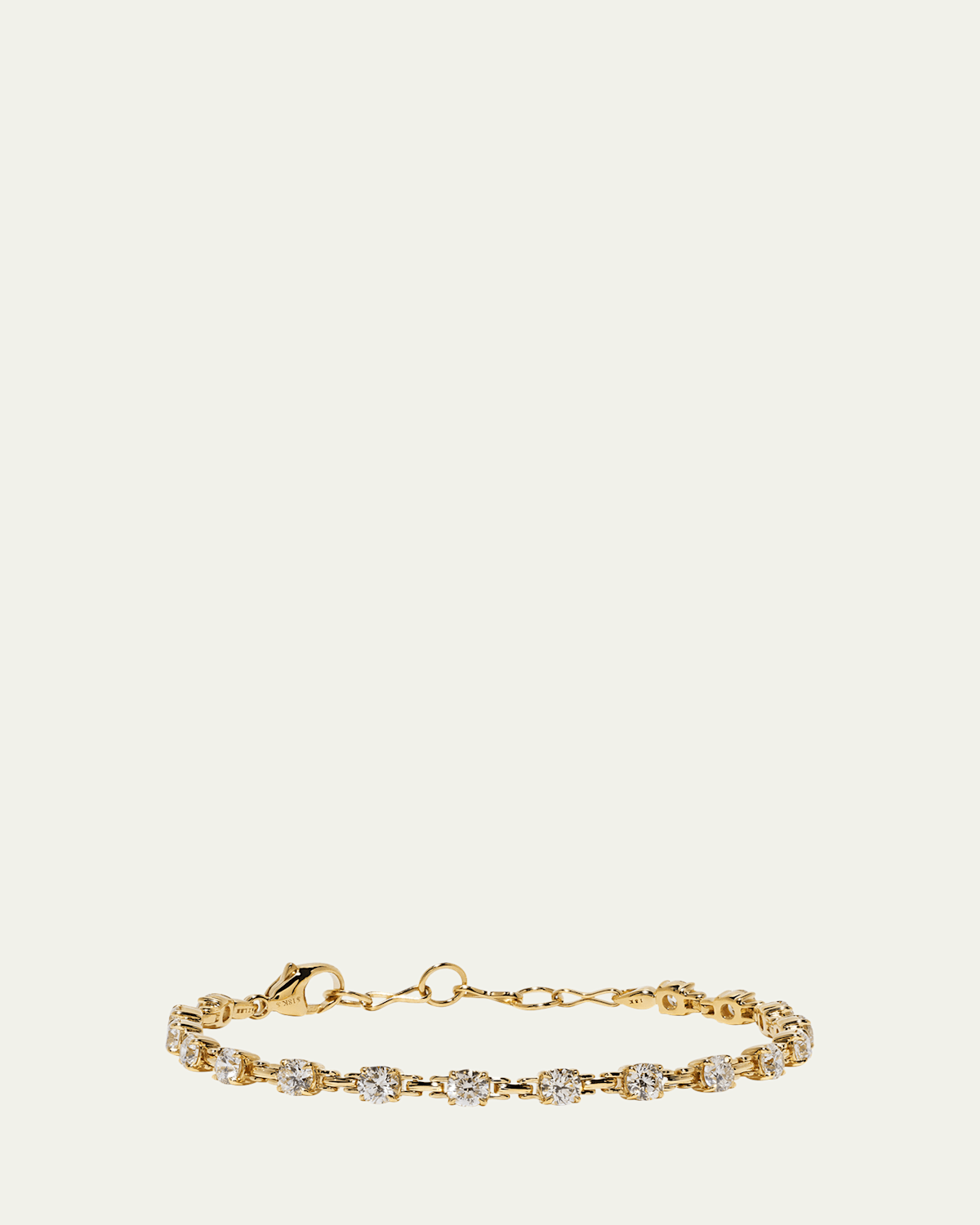 18K Yellow Gold Pirouette Large Diamond Bracelet
