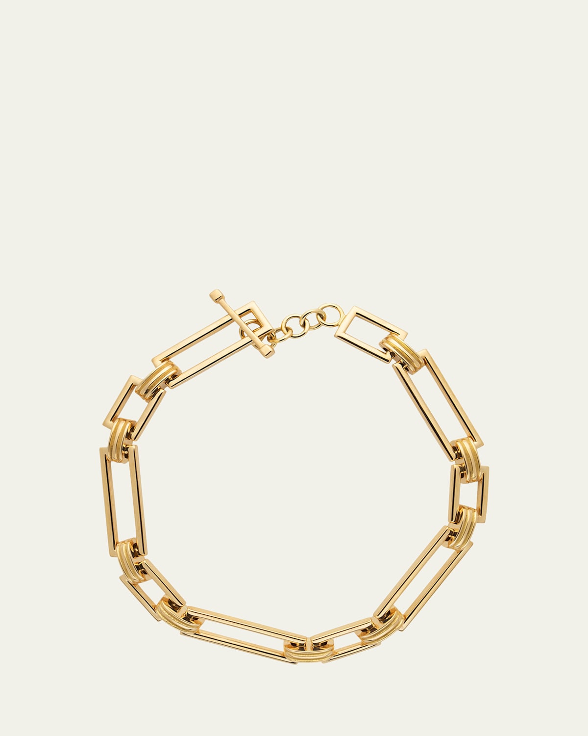 18K Yellow Gold Deco Link Bracelet