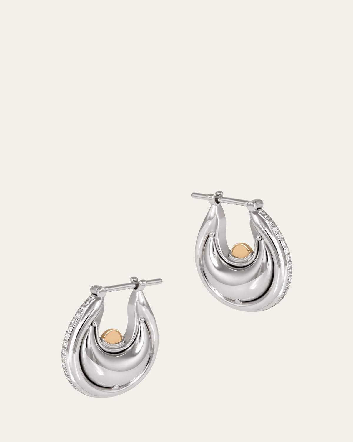 Diana Diamond Hoop Earrings