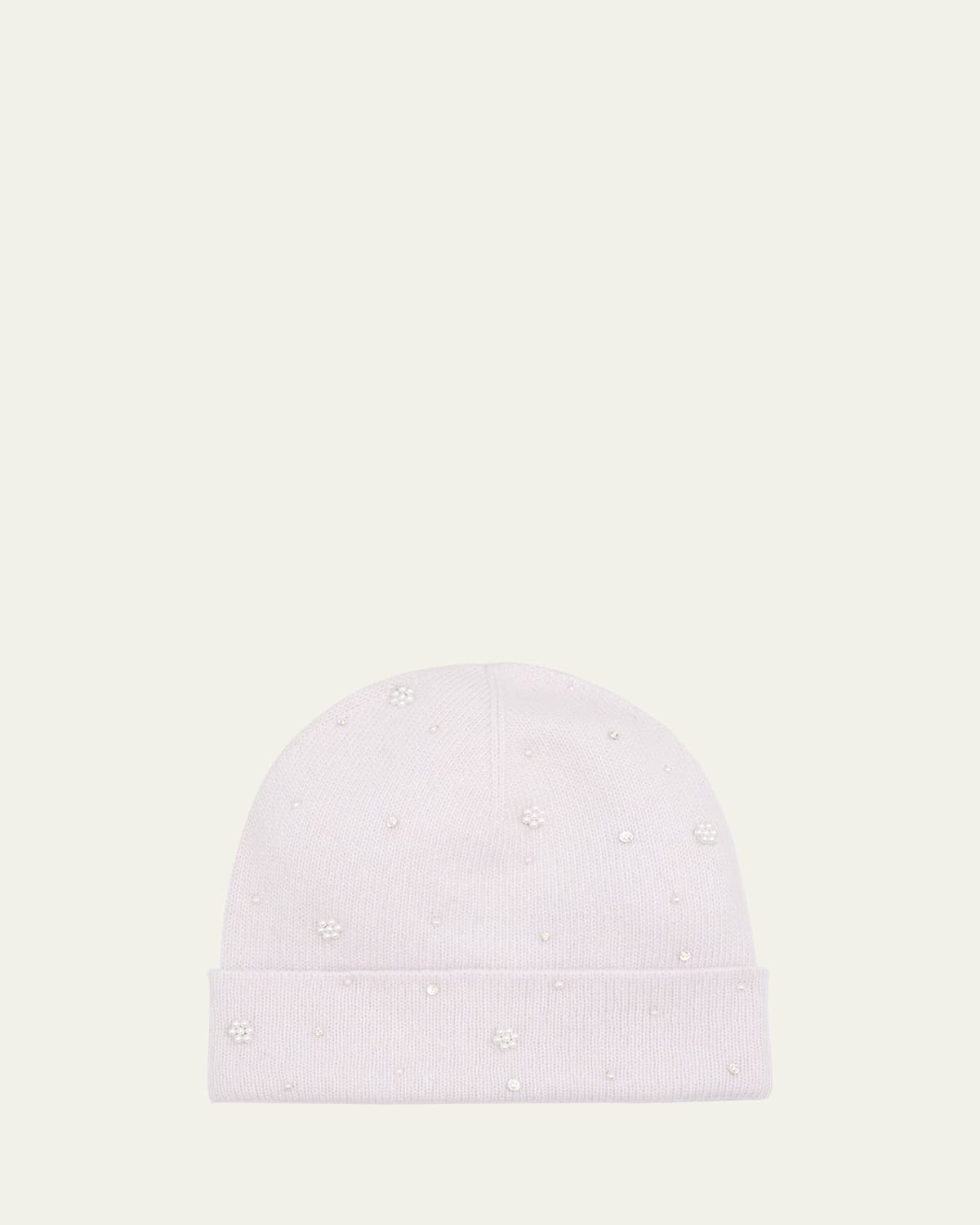 Cashmere Embellished Beanie
