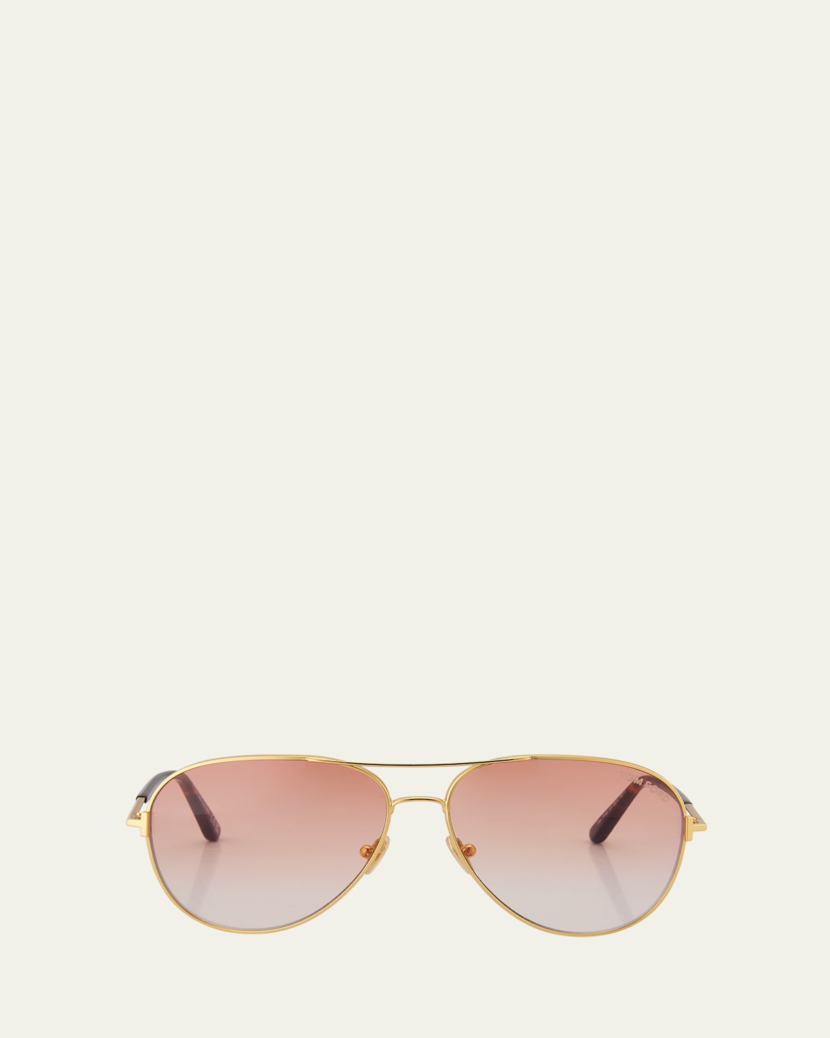 Tom Ford Clark Metal Aviator Sunglasses In Multi